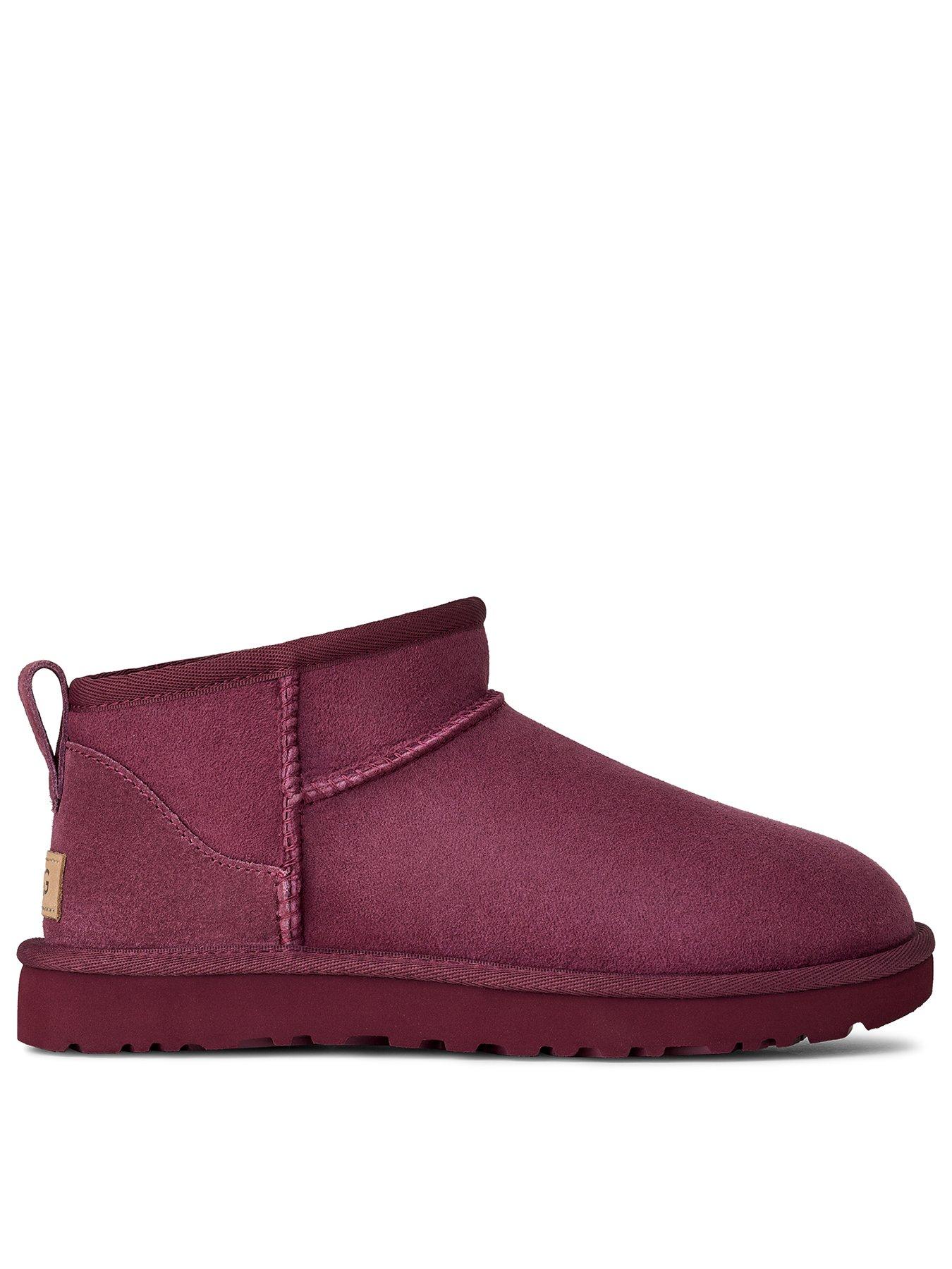 Image 1 of 5 of UGG Classic Ultra Mini Boots - Burnt Magenta?