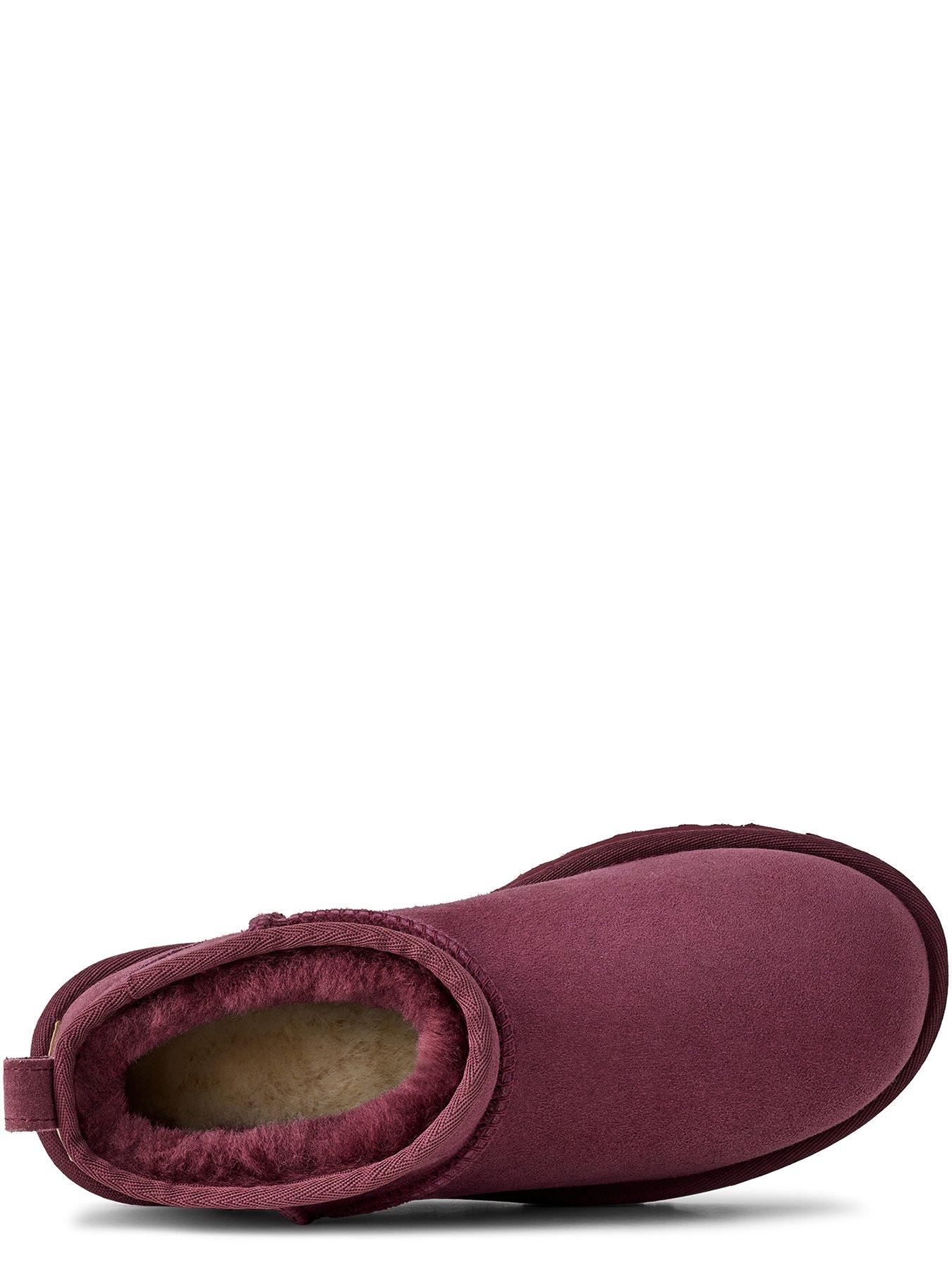 Image 4 of 5 of UGG Classic Ultra Mini Boots - Burnt Magenta?