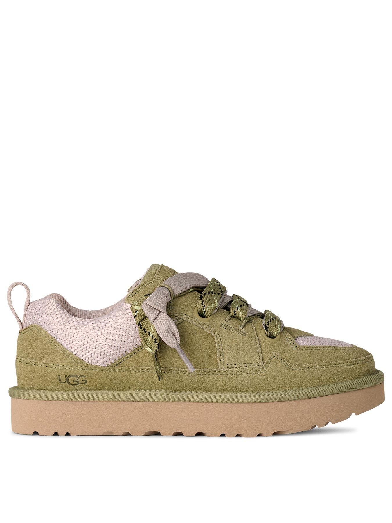  image of ugg-lo-lowmel-trainers-muted-brassnbspgreen