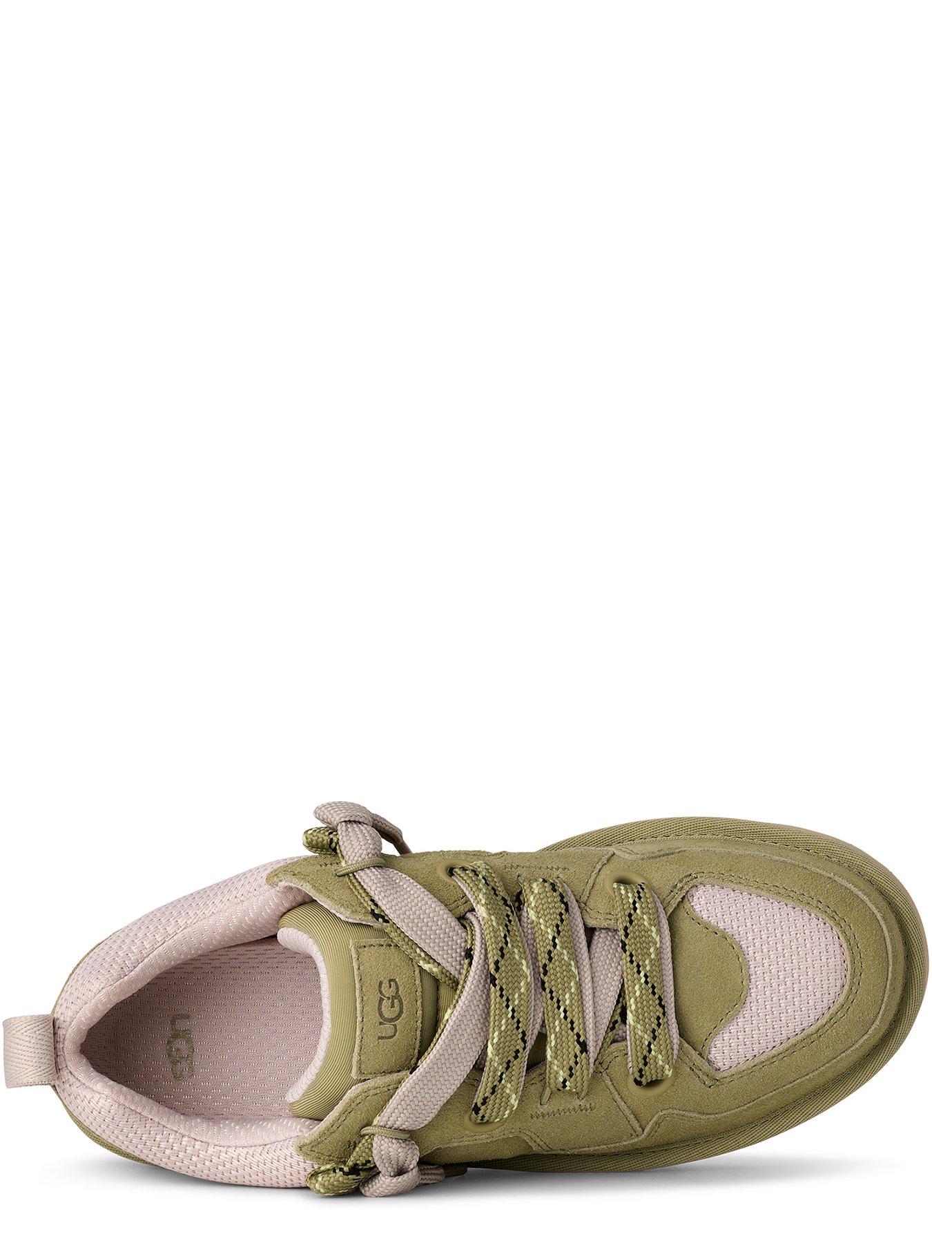  image of ugg-lo-lowmel-trainers-muted-brassnbspgreen