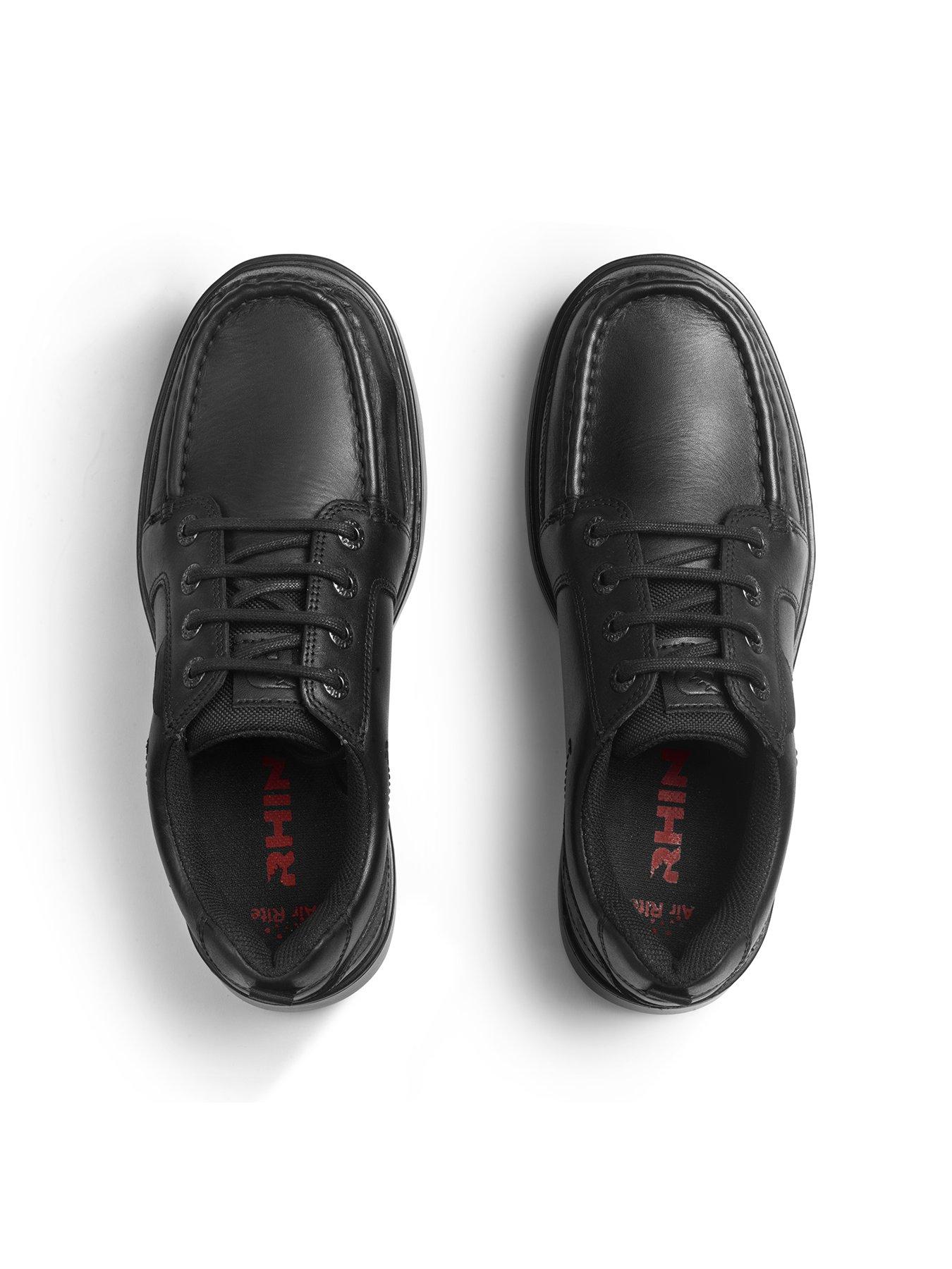 Image 6 of 6 of Start-rite Cadet&nbsp;Leather Senior Boys Lace Up Mocassin School Shoes - Black&nbsp;
