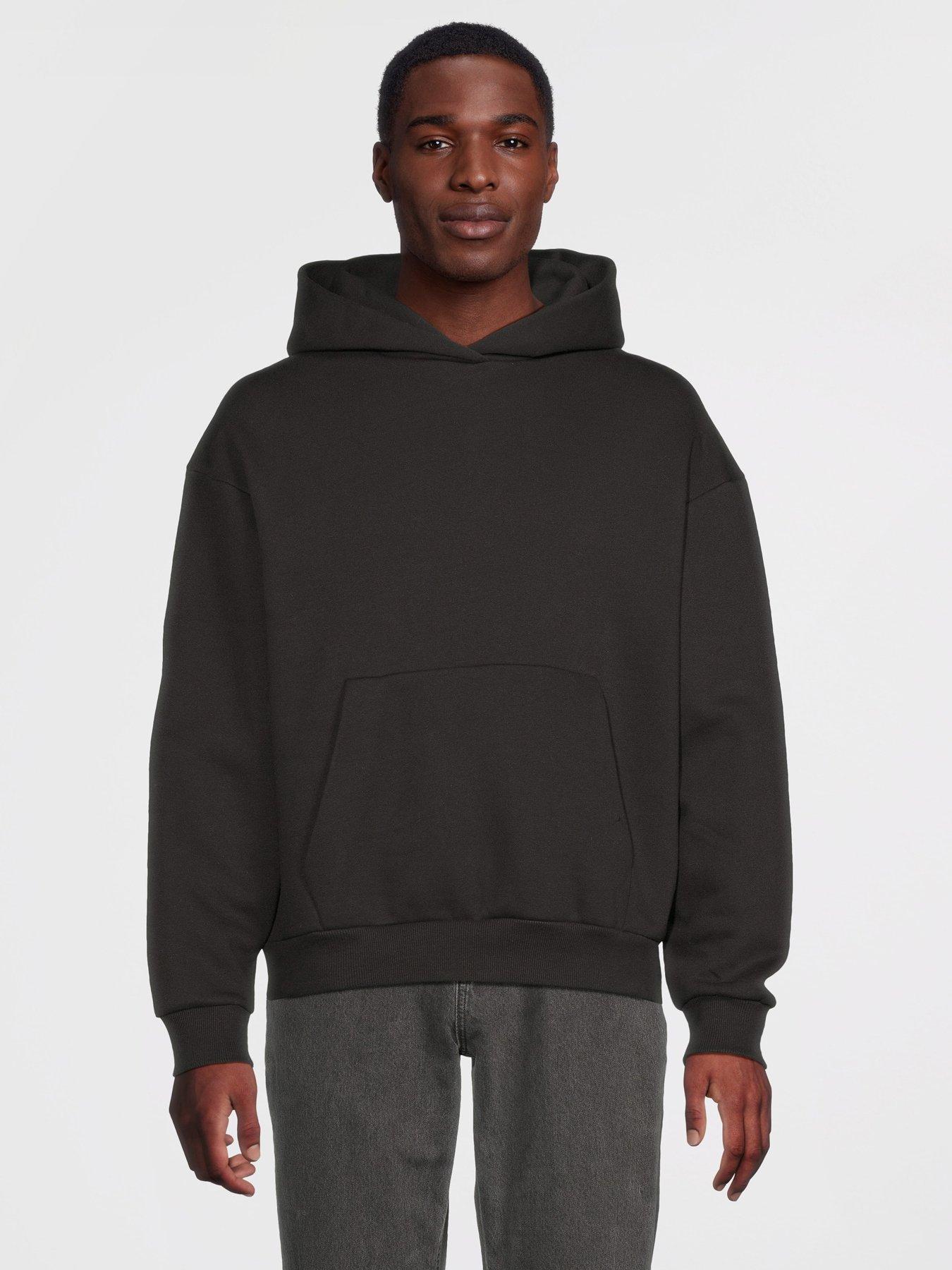 River Island Essentials Oversized Fit Hoodie - Black