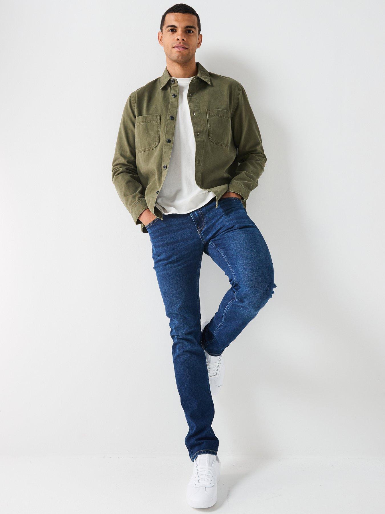 Image 3 of 6 of ONLY & SONS Times Woven Cotton Overshirt - Khaki