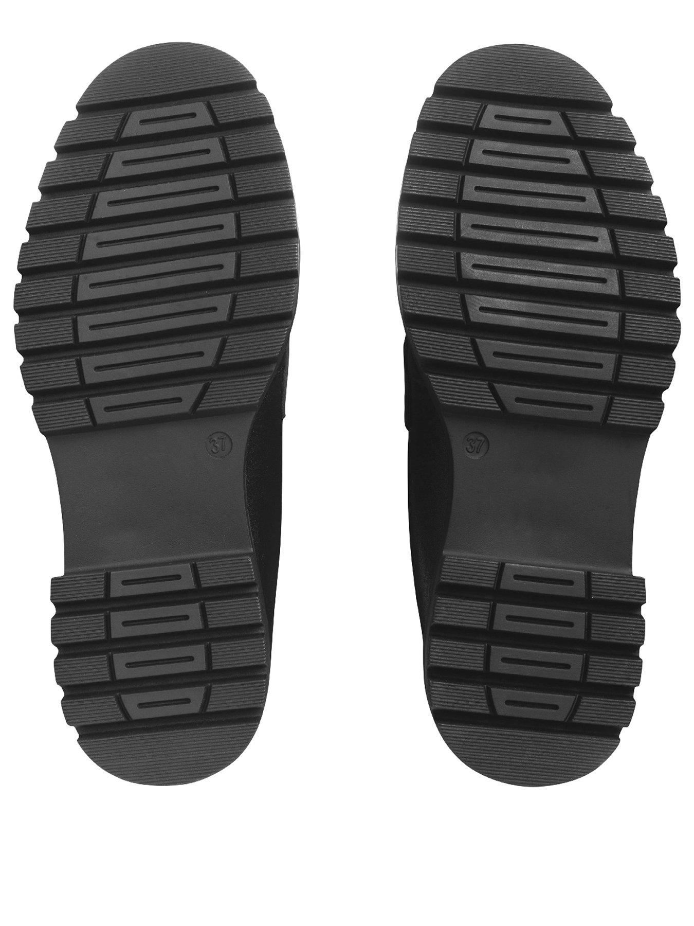 Image 2 of 6 of Start-rite Paris Angry Angels Girls Black Leather Slip On School Shoes