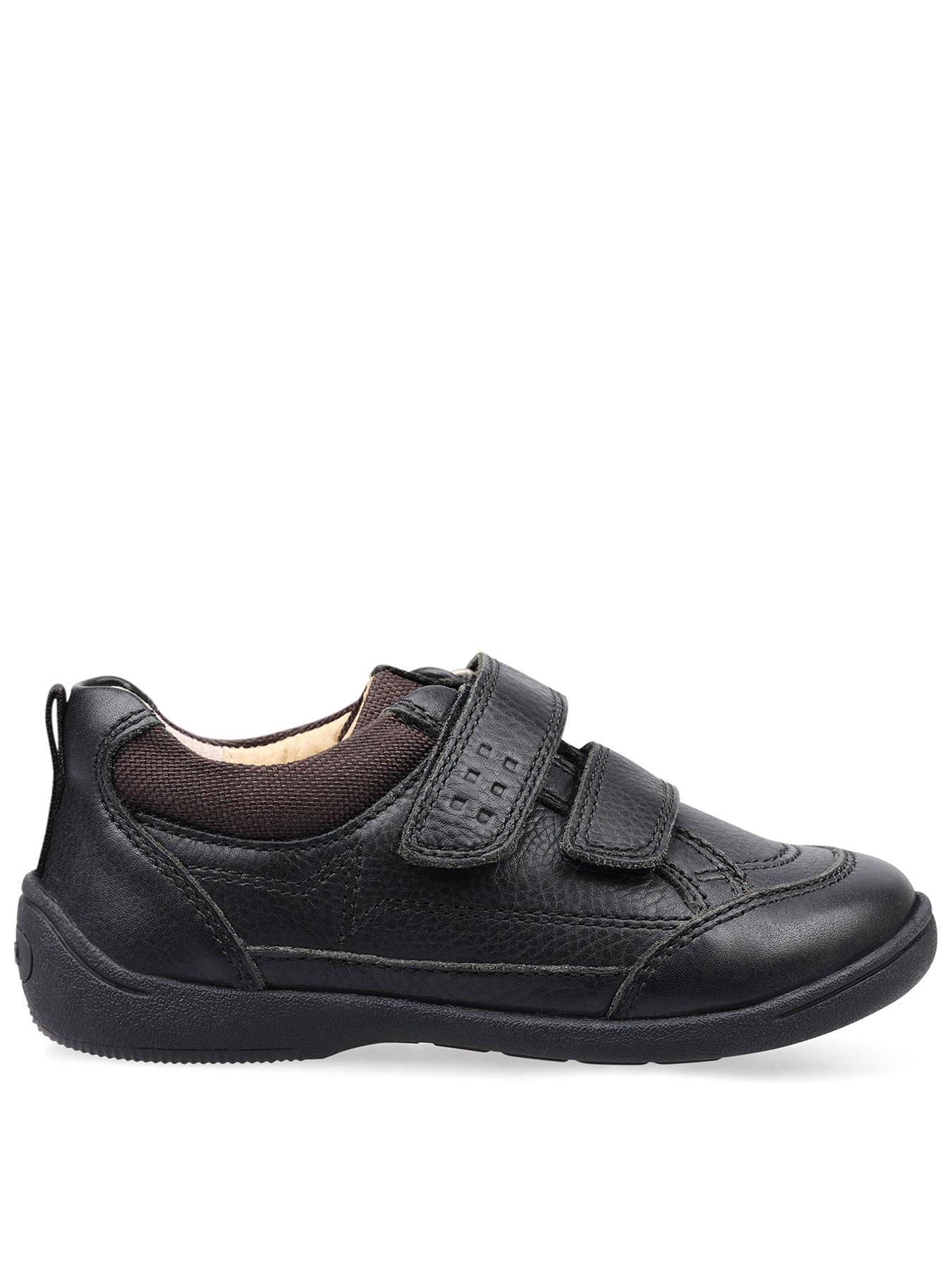 start-rite-zigzag-boys-black-leather-double-rip-tape-first-school-shoes