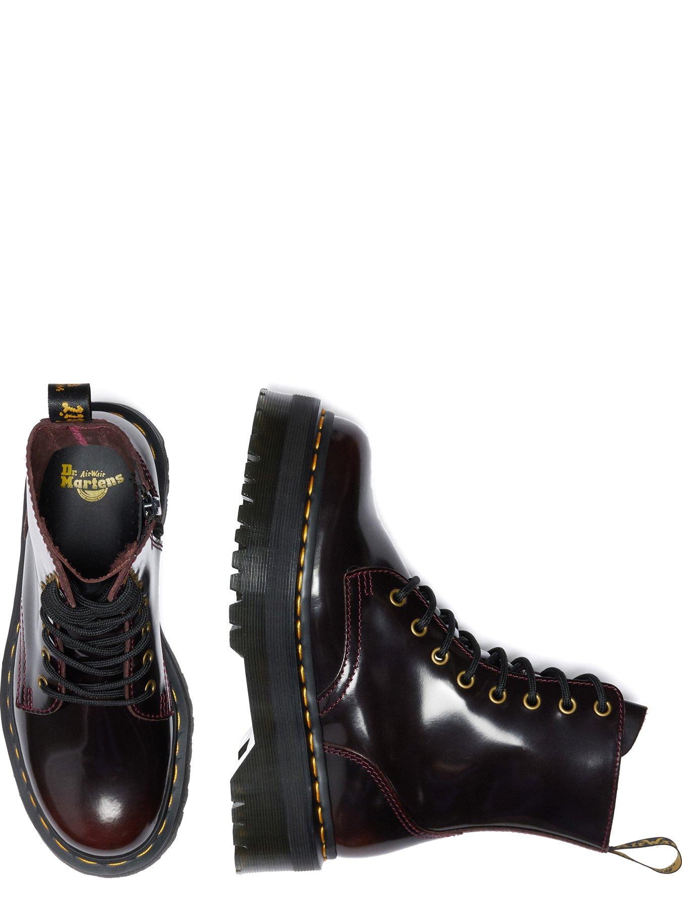  image of dr-martens-jadon-8-eye-boot-cherry-arcadia-red