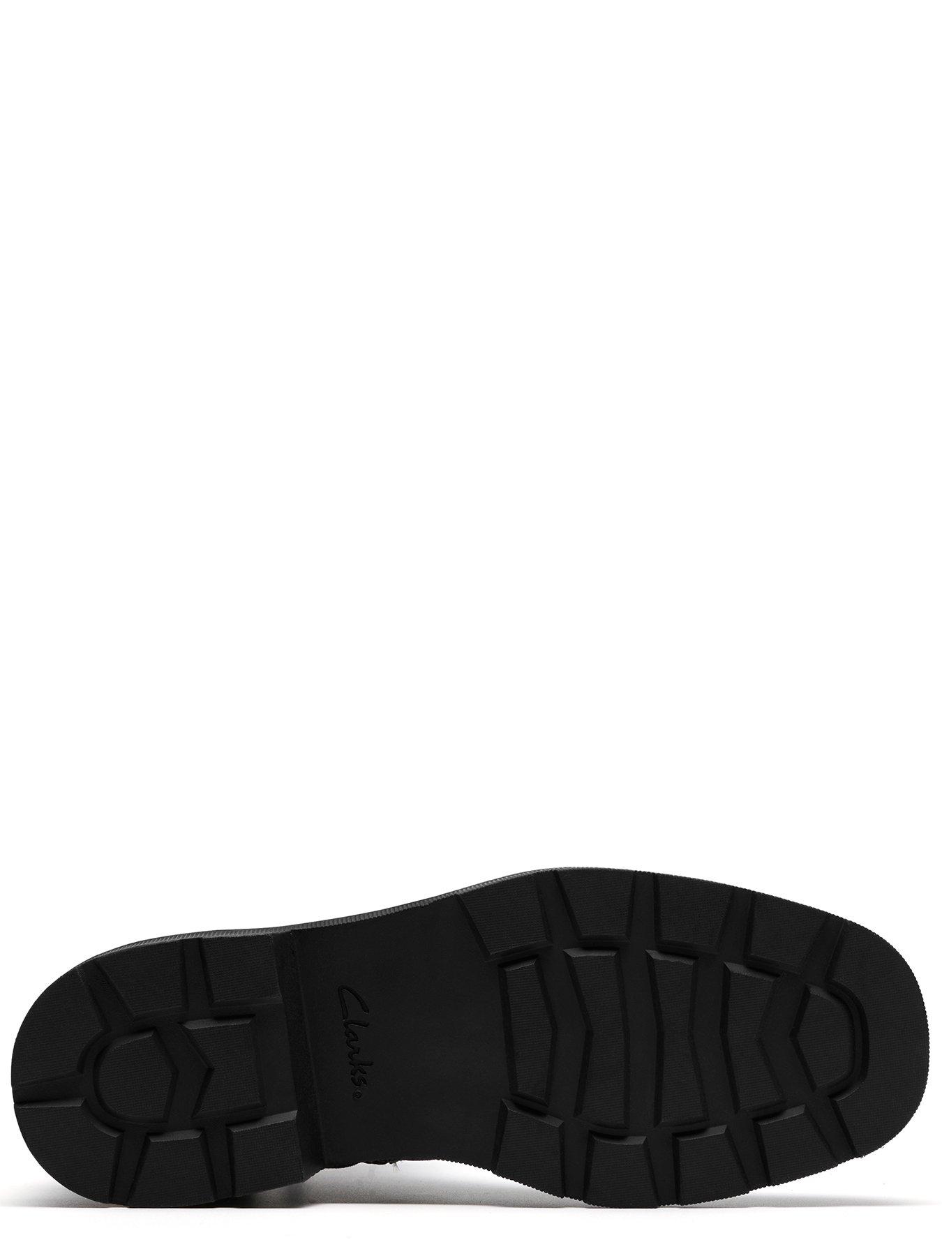 Image 5 of 6 of Clarks Wide Fit Lauryl Lace Patent Shoes - Black