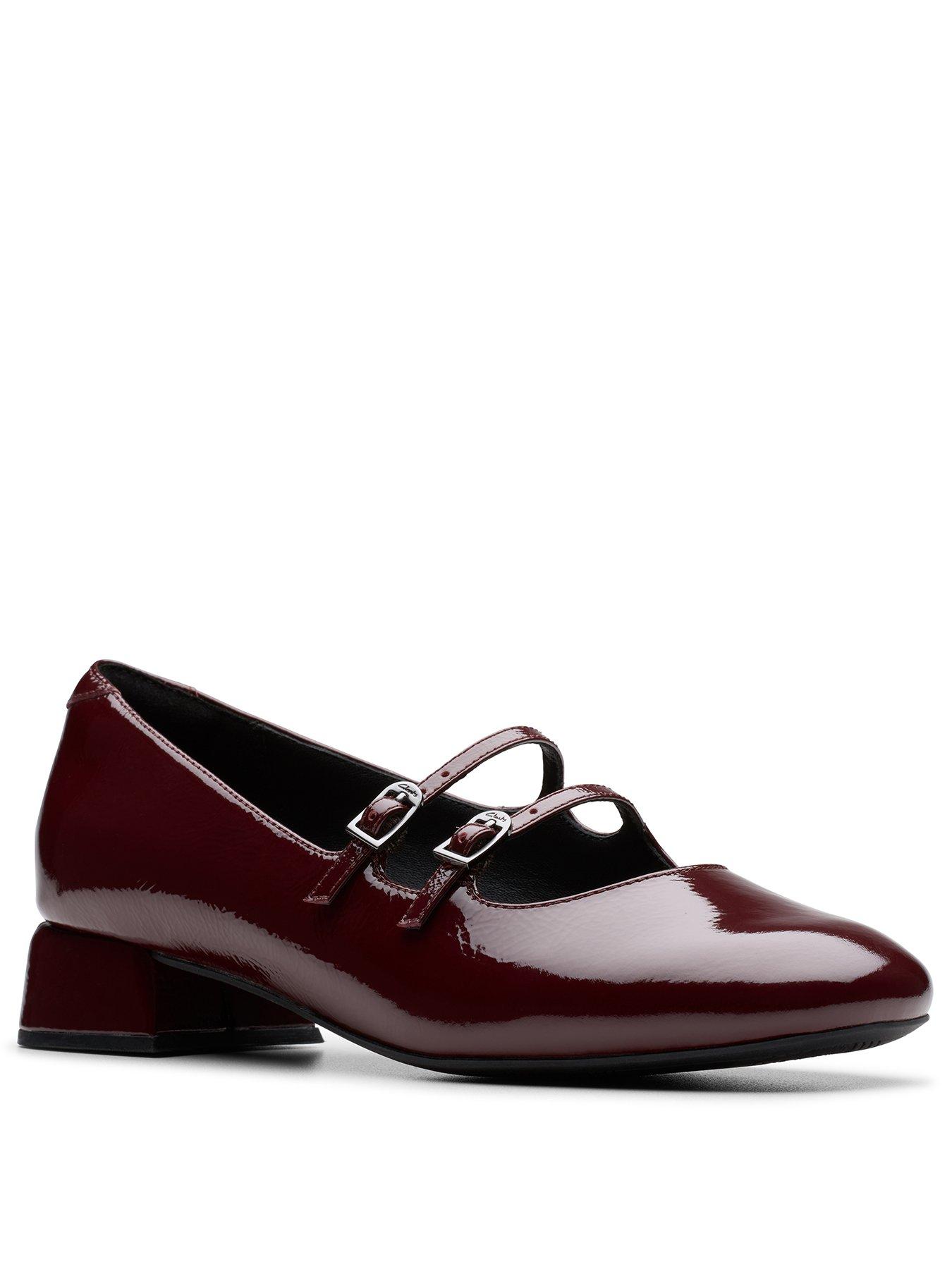 Image 2 of 6 of Clarks Daiss30 Shine Shoes - Red