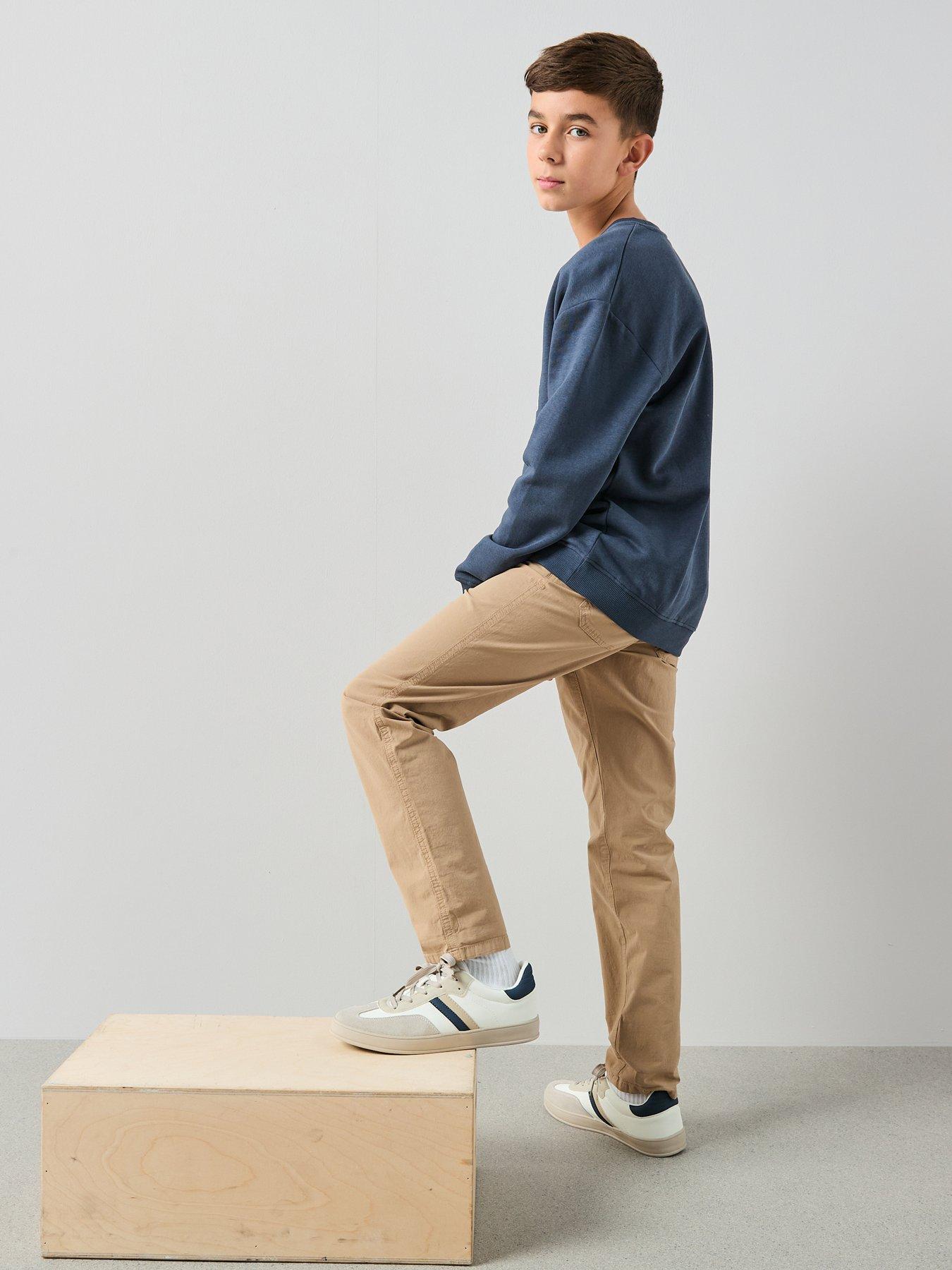  image of the-very-collection-outdoors-print-crew-neck-sweatshirt-navy