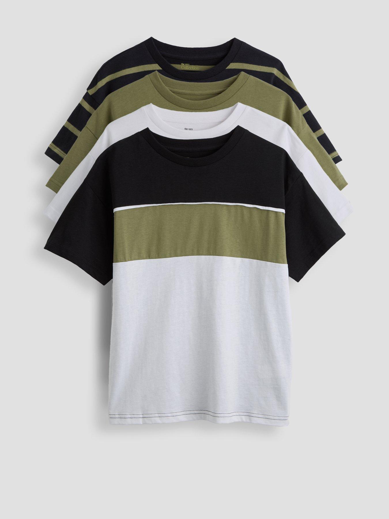 The Very Collection 4 Pack Stripe And Cut And Sew Pack - Multi