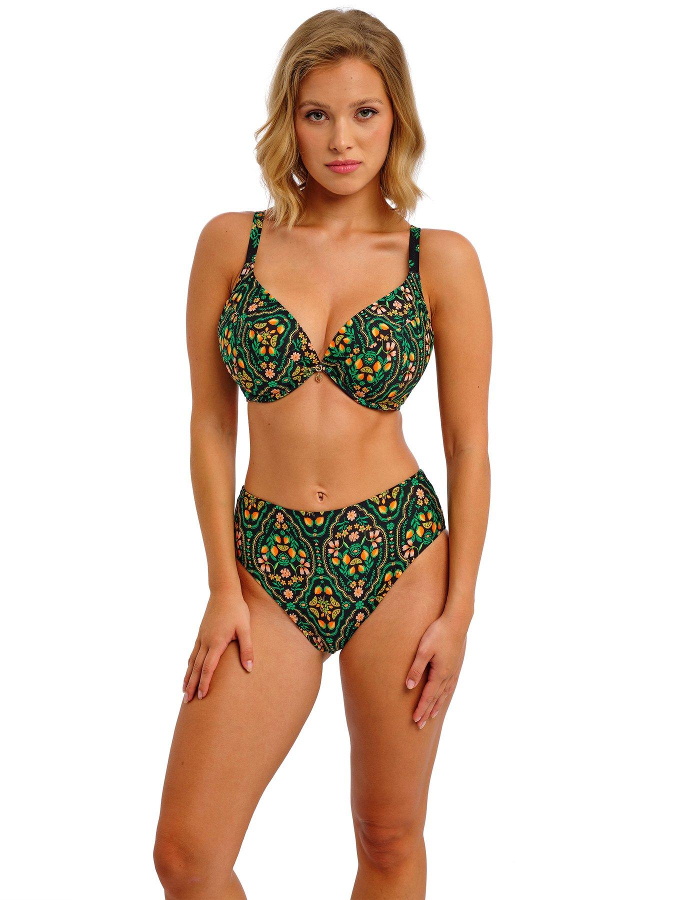 Freya Sunset In Seville Underwire Plunge Bikini Top - Santa Ana