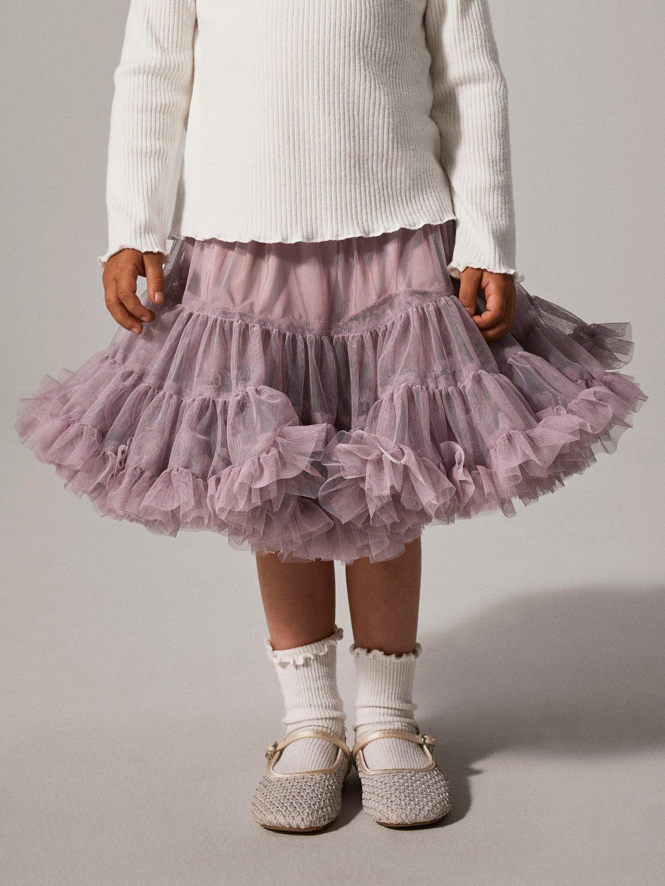  image of name-it-mini-girls-full-tulle-skirt-pink