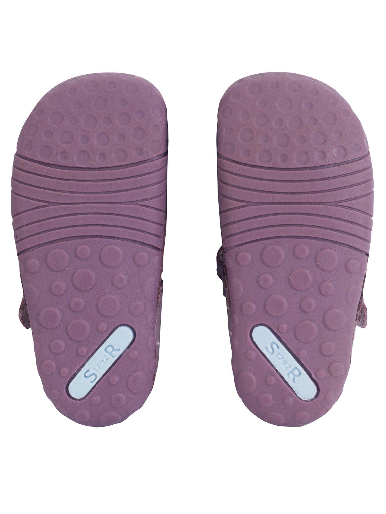  image of start-rite-wiggle-baby-girls-mauve-patent-t-bar-rip-tape-pre-walkers