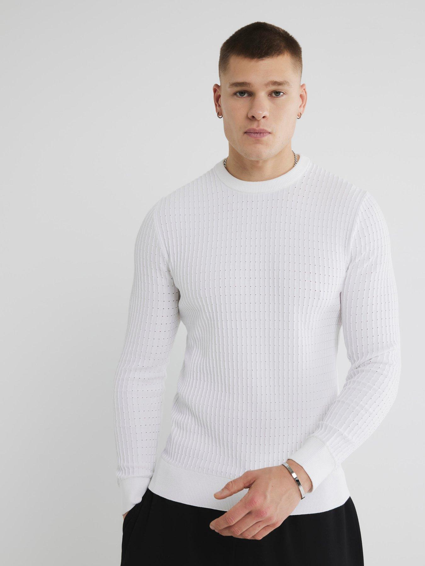 River Island River Island Brick Muscle Fit Knitted Jumper