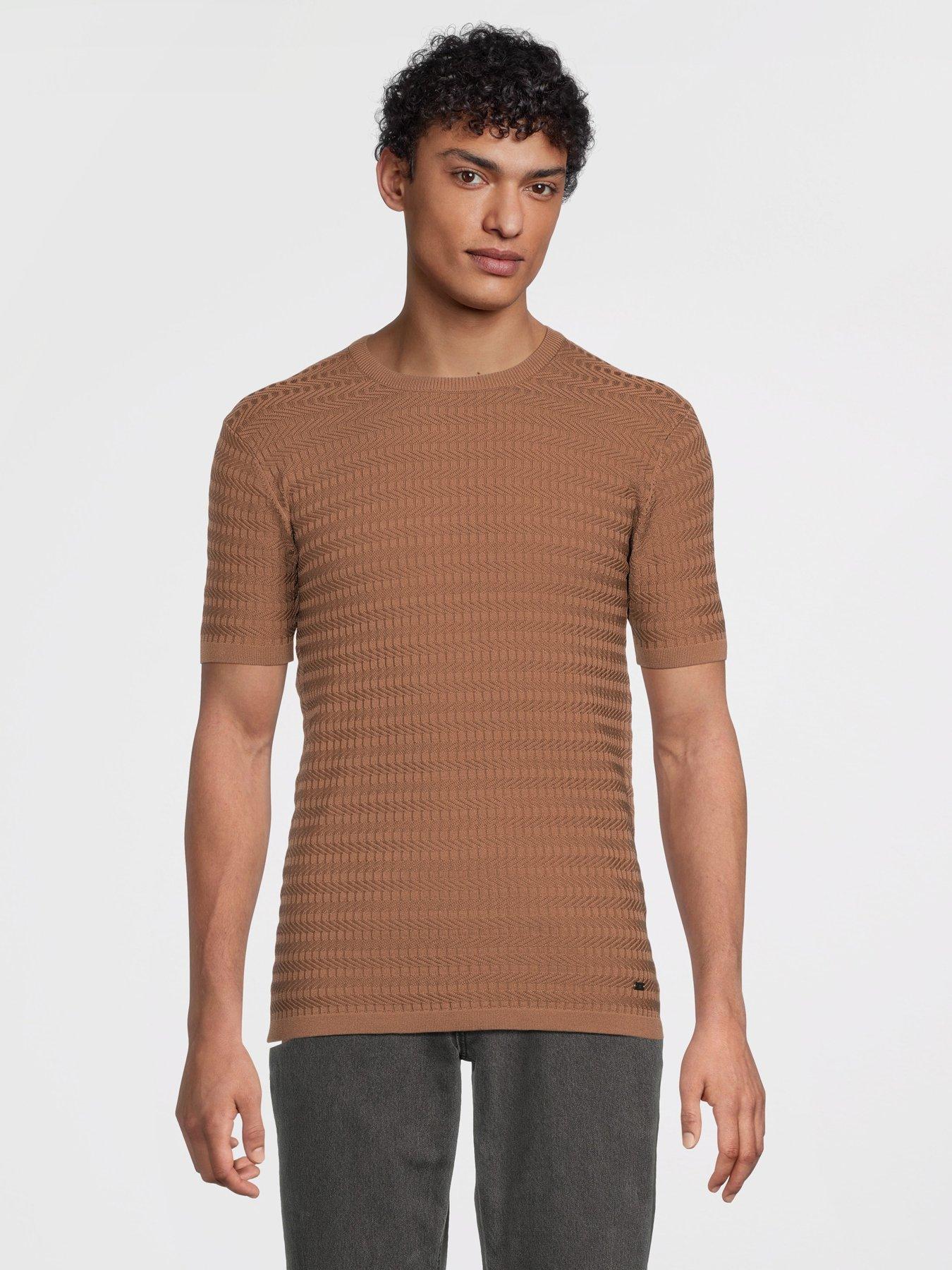 river-island-luca-muscle-fit-knit-t-shirt-brown