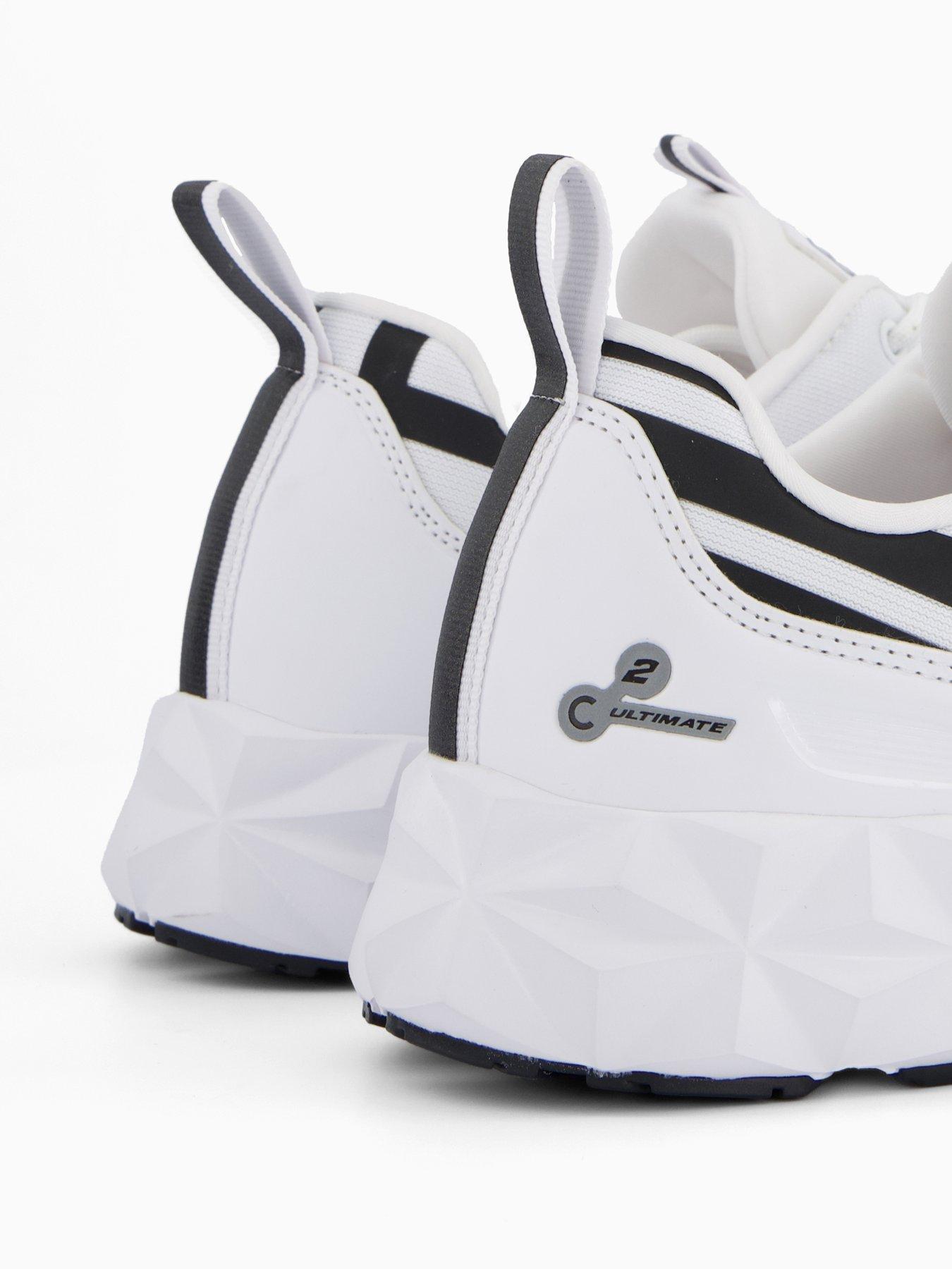 Image 6 of 7 of EA7 Emporio Armani Kombat Eagle Logo Trainers - White