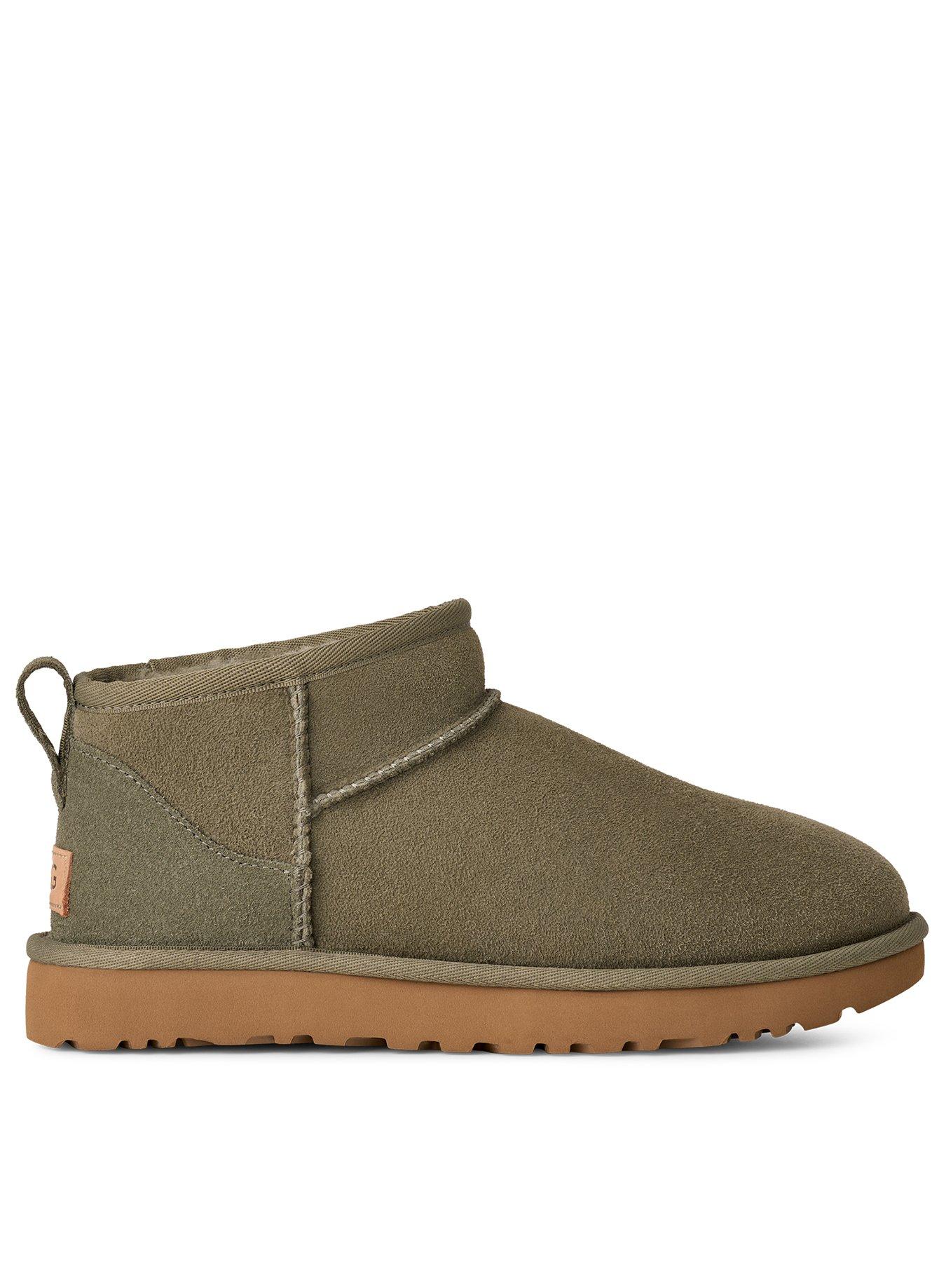 undefined Classic Ultra Mini Boots - Moss Green / Amphora