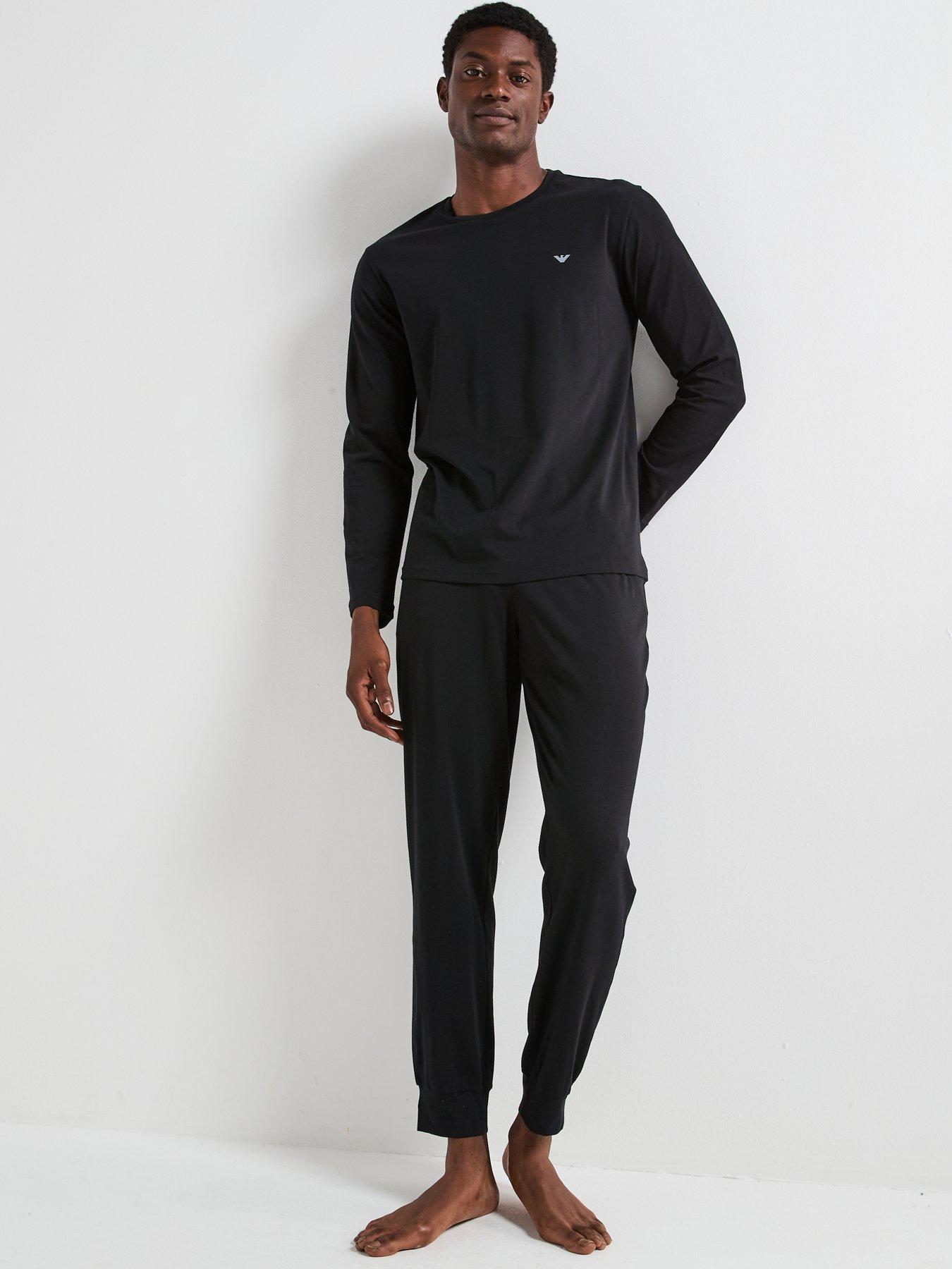 undefined Endurance Jersey Pyjama Set - Black