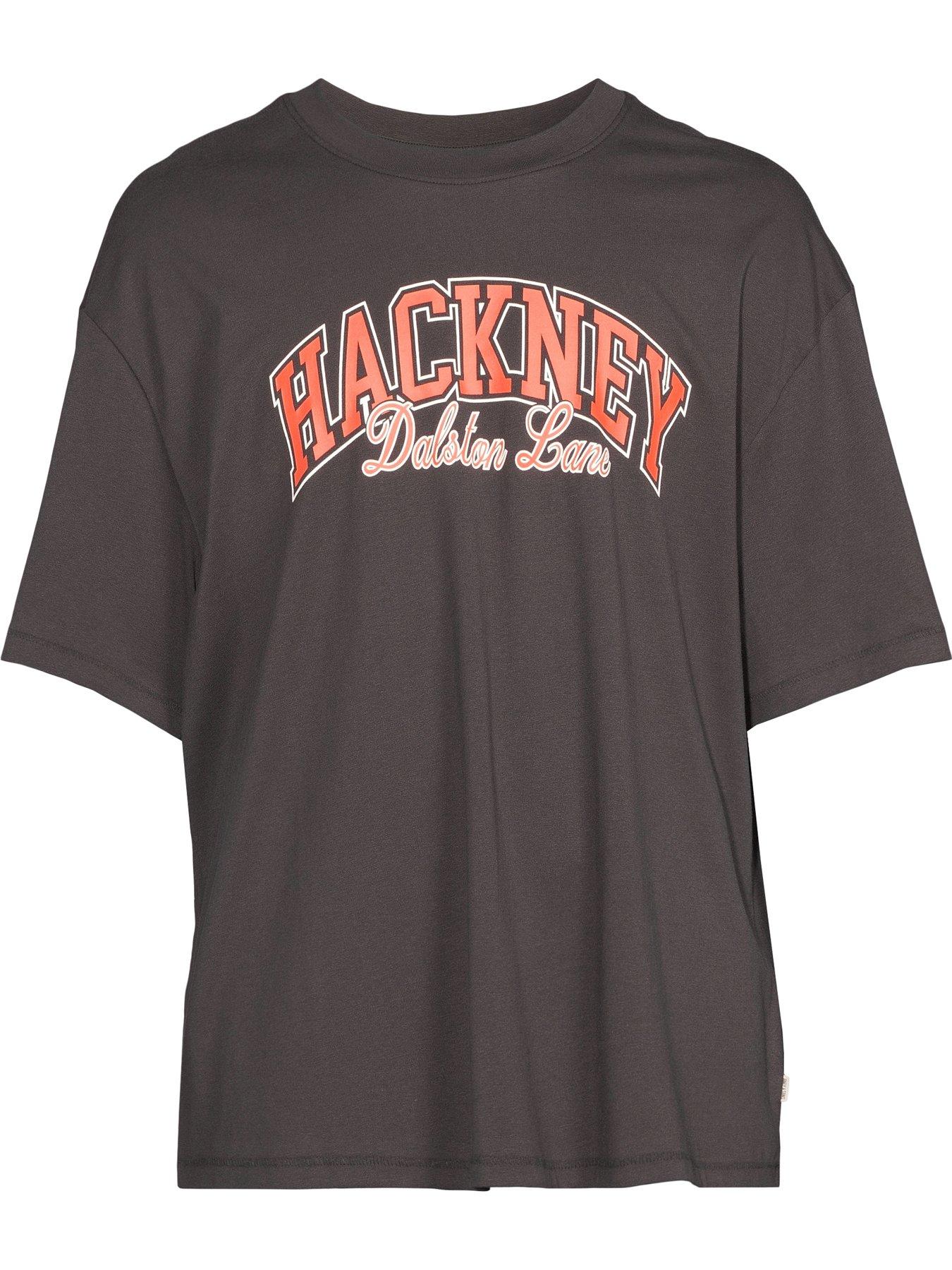  image of only-sons-fred-london-hackney-oversized-fit-t-shirt-black