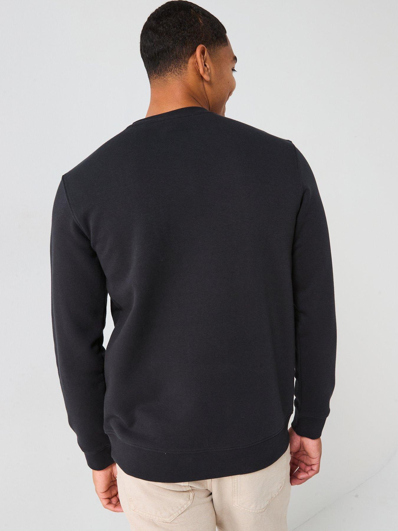 Image 2 of 5 of ONLY & SONS Kyle London Phonebox Crew Neck Sweatshirt - Black
