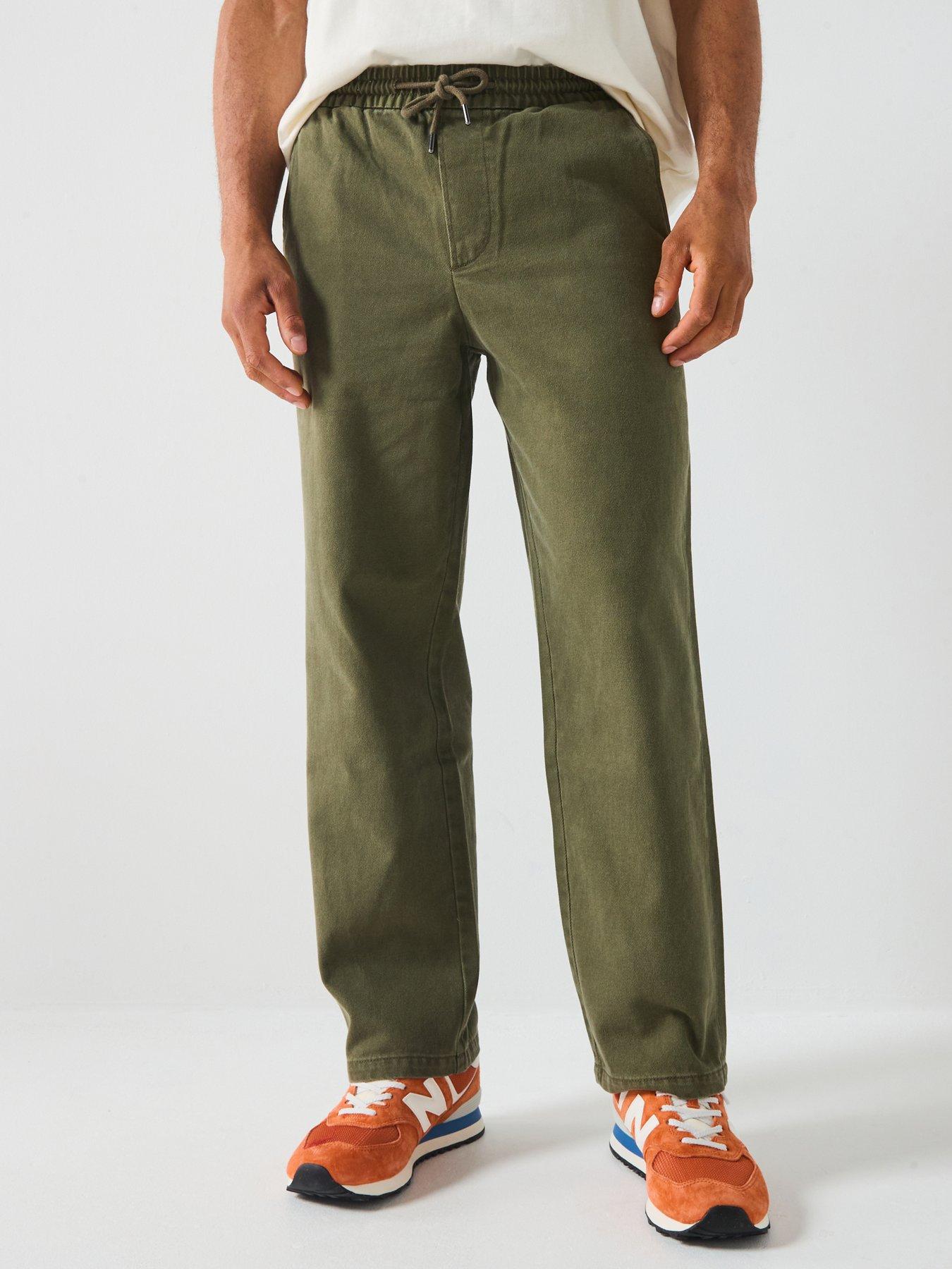 only-sons-times-woven-cotton-loose-fit-trousers-khaki