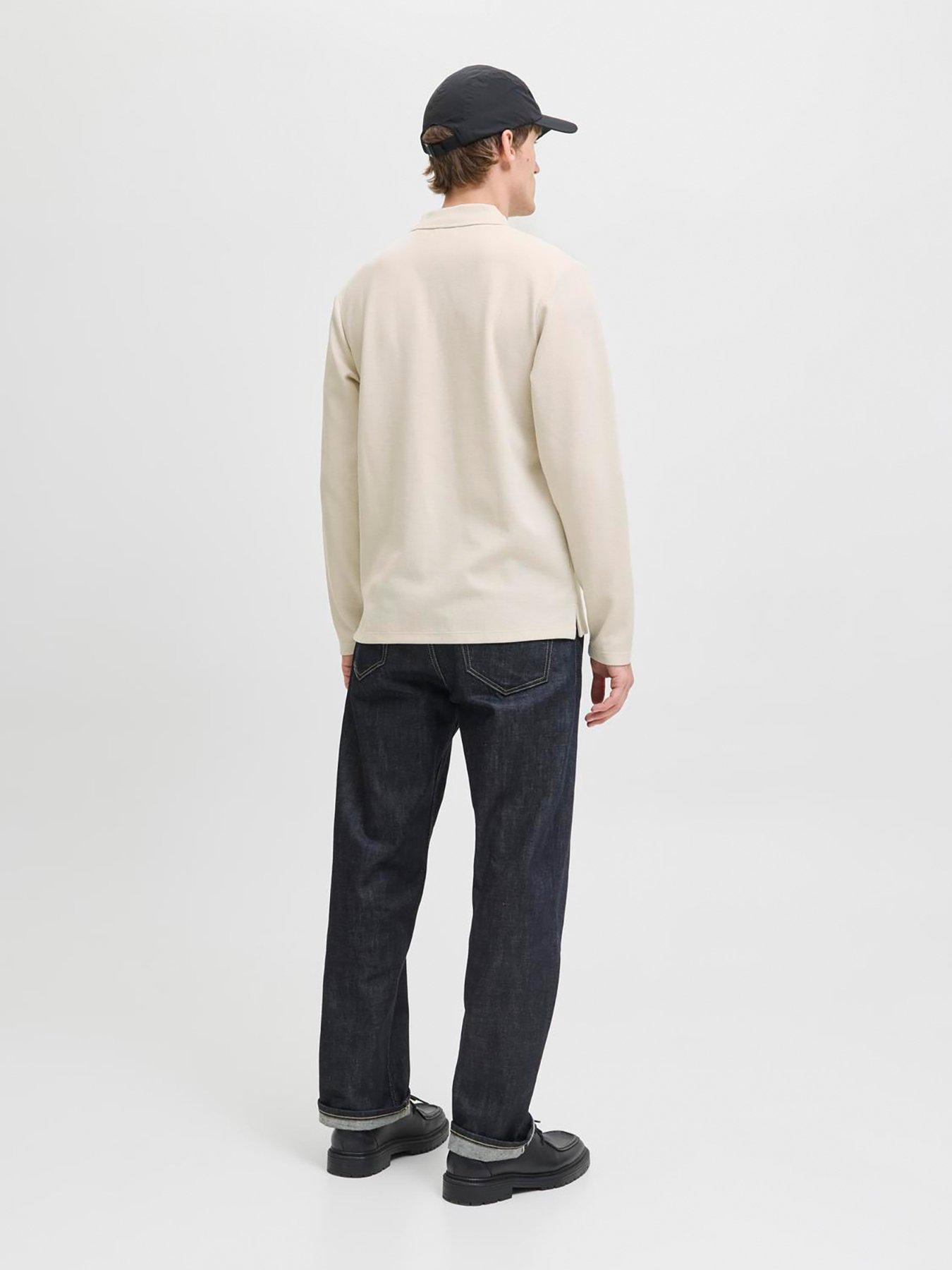 Image 3 of 5 of Jack & Jones Jack & Jones 2 Pack Auston Long Sleeve Polo Shirts