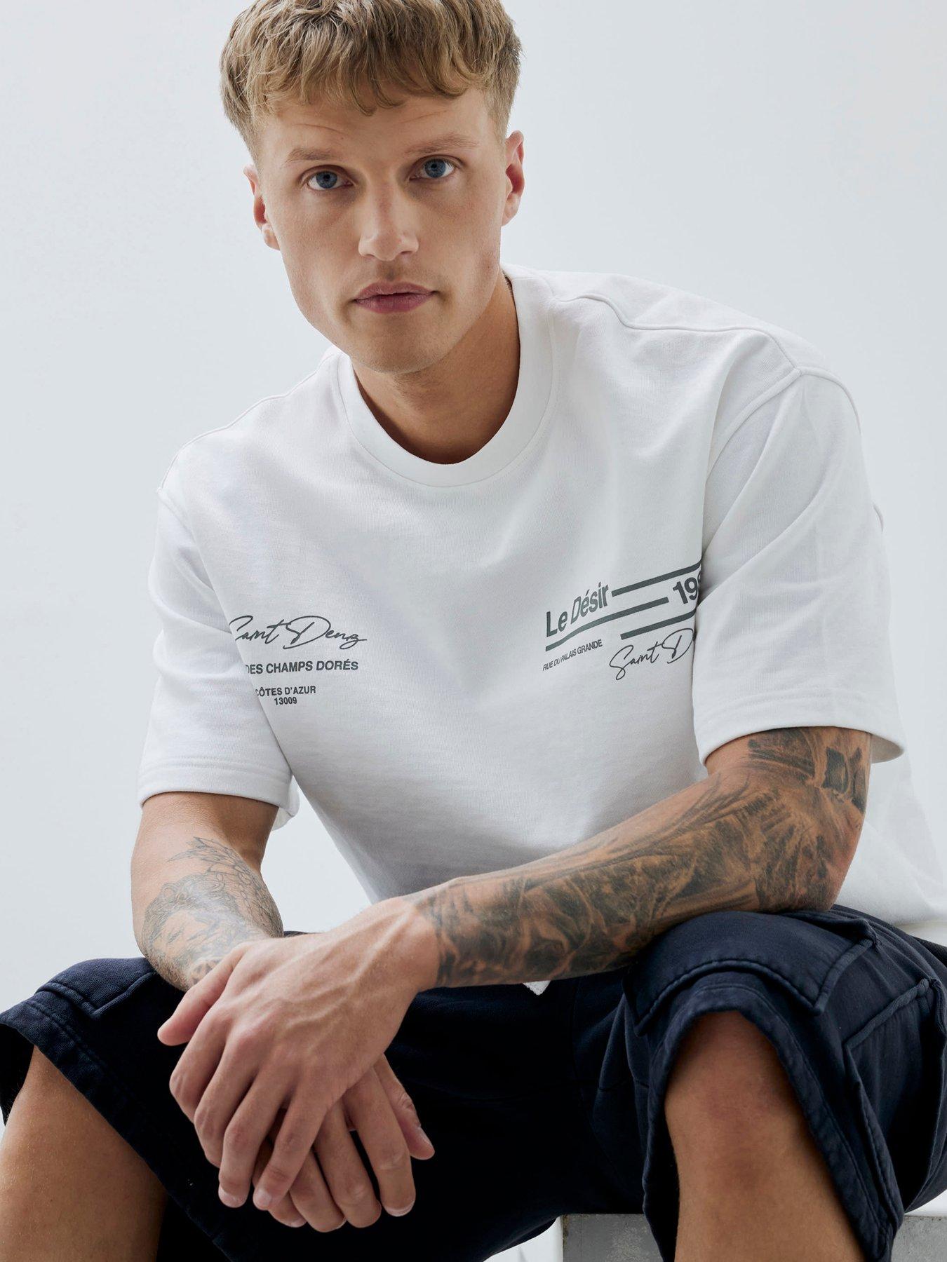 undefined Nostalgic Text T-Shirt - White