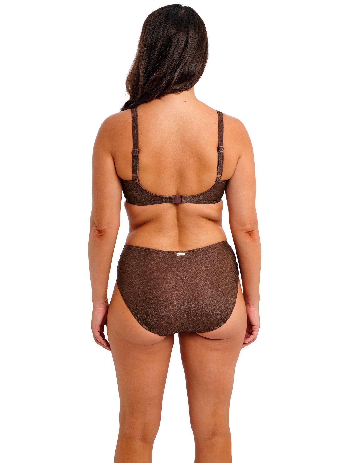 Image 2 of 3 of Fantasie Sabana Full Bikini Brief - Chestnut Sparkle