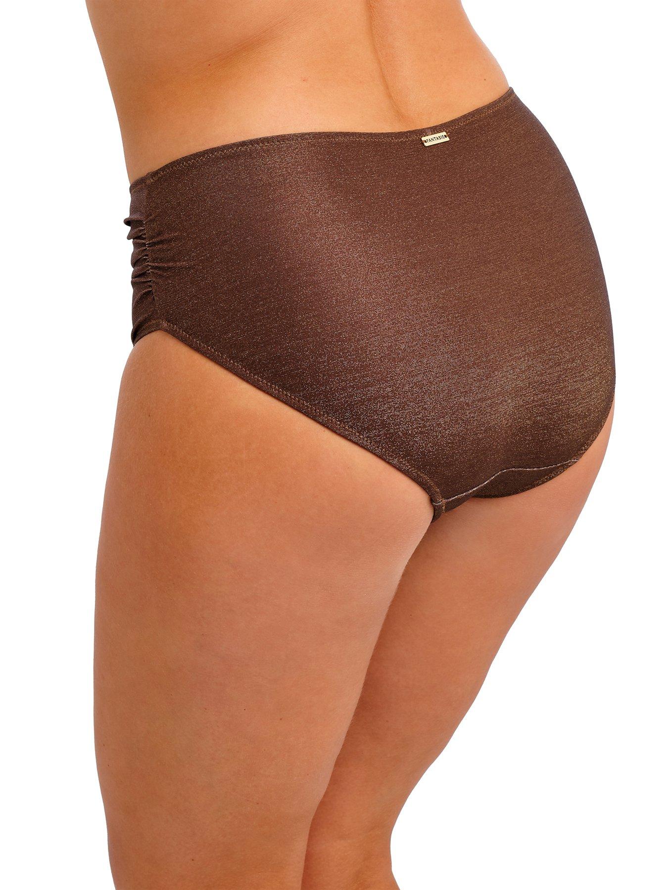 Image 3 of 3 of Fantasie Sabana Full Bikini Brief - Chestnut Sparkle