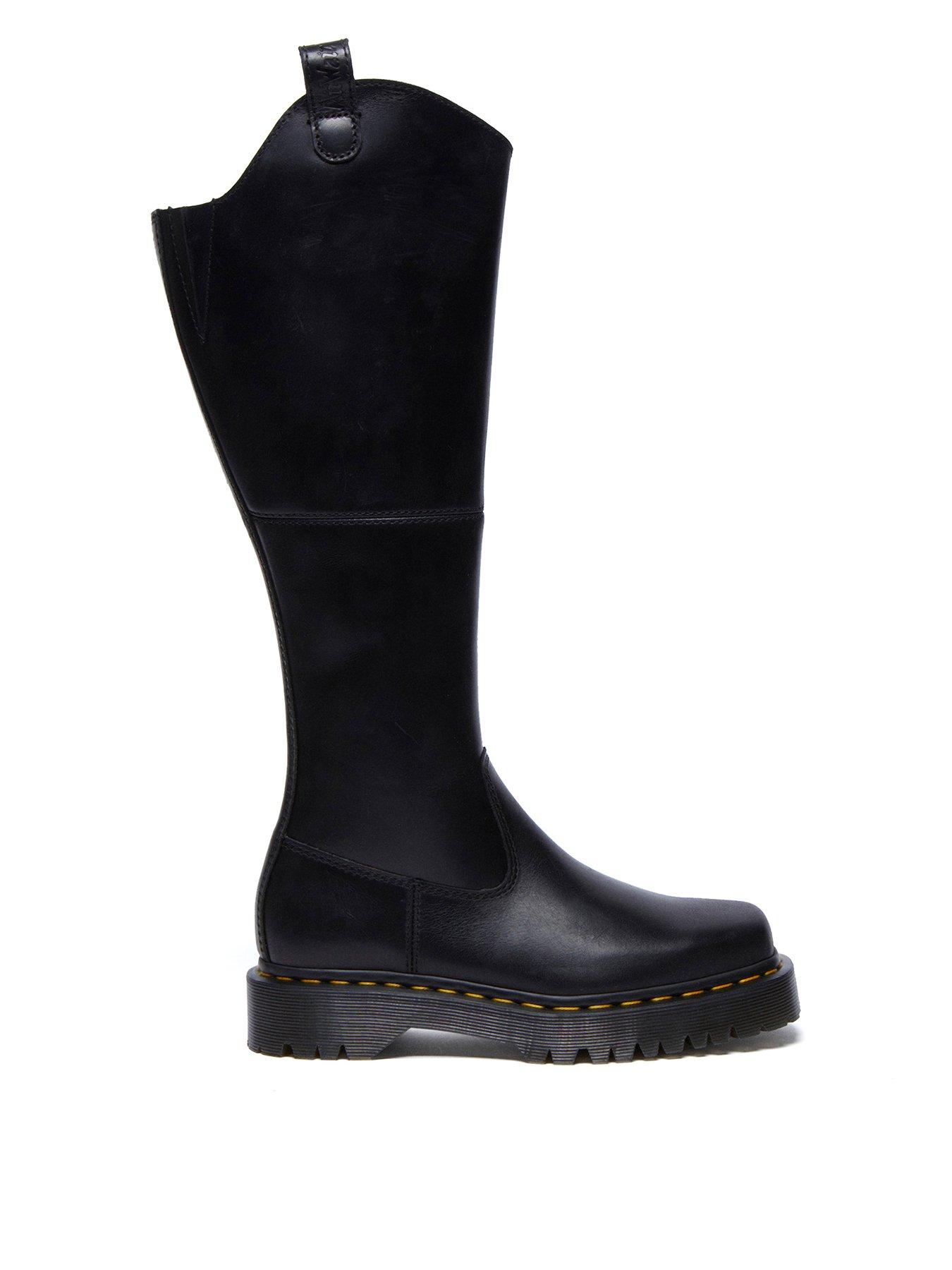 Dr Martens Amaayah Hi Riding Boot Orleans - Black