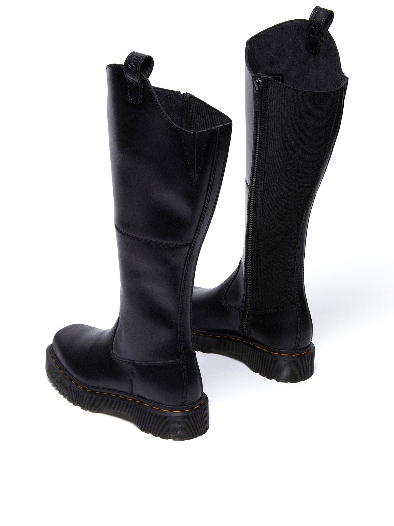 Image 3 of 7 of Dr Martens Amaayah Hi Riding Boot Orleans - Black