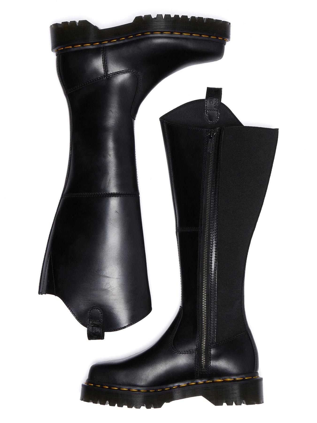Image 4 of 7 of Dr Martens Amaayah Hi Riding Boot Orleans - Black