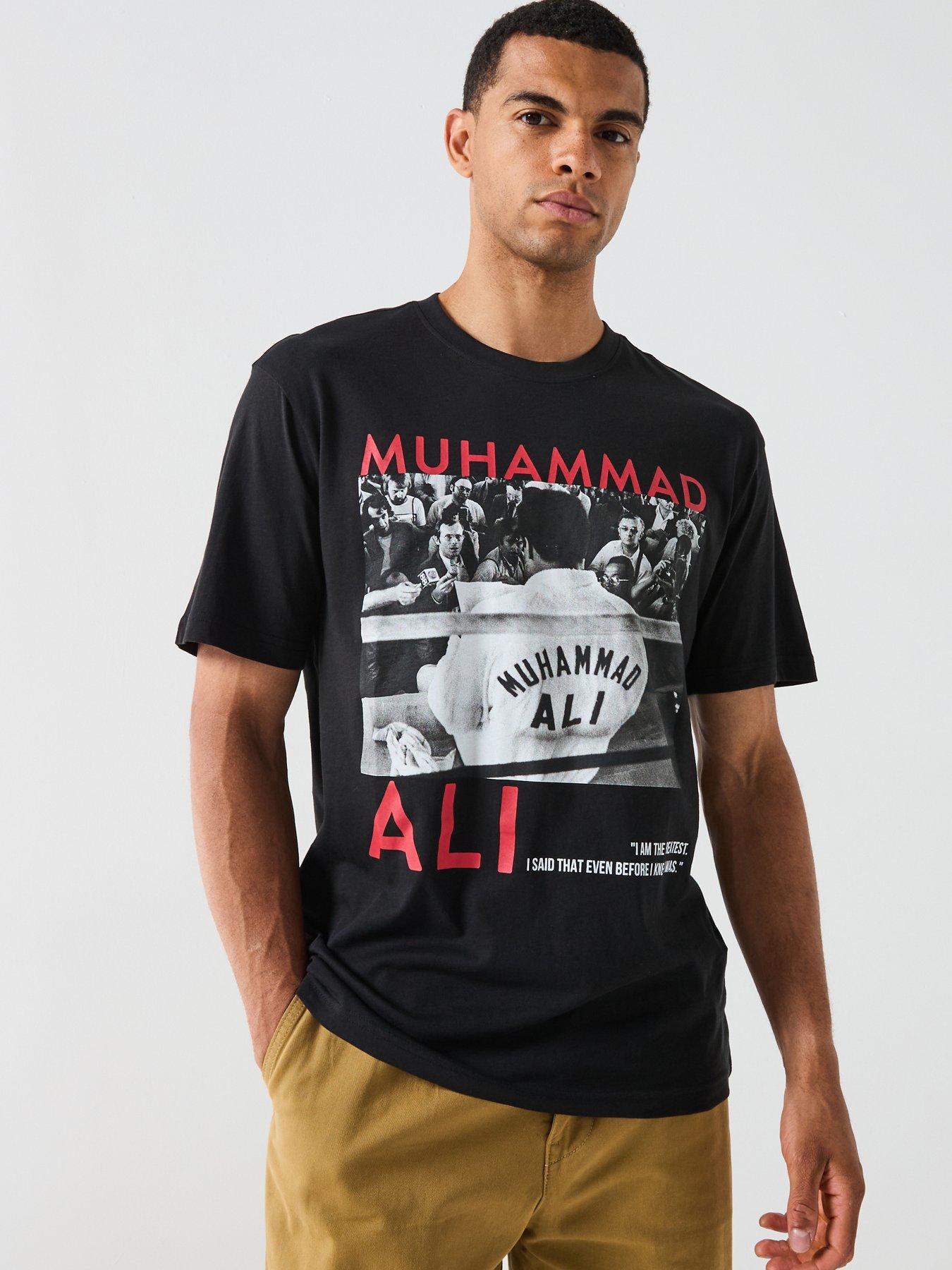 only-sons-muhammad-ali-graphic-short-sleeve-t-shirt-black