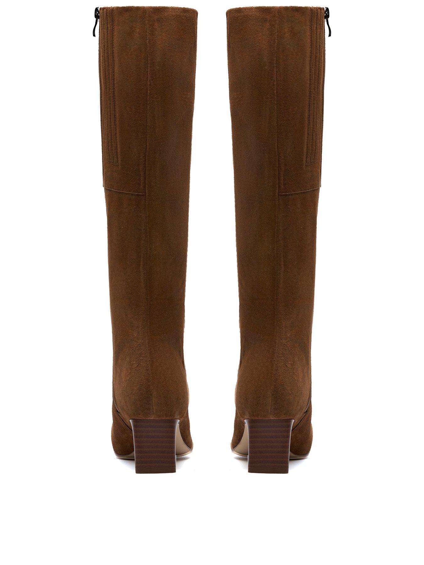 Image 3 of 6 of Clarks Edina Tall Knee Boots - Brown