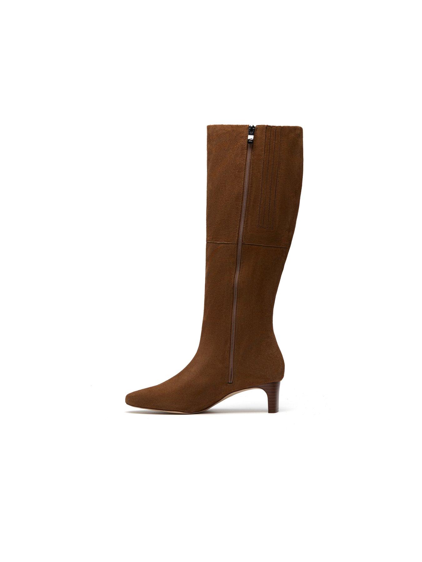 Image 6 of 6 of Clarks Edina Tall Knee Boots - Brown