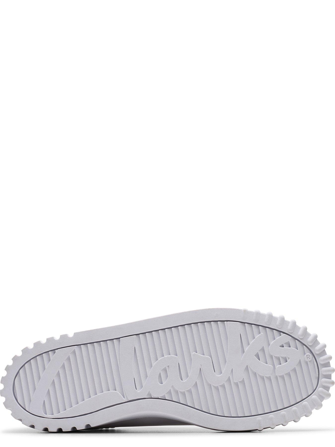 Image 5 of 6 of Clarks Wide Fit Mayhill Walk Trainers - White