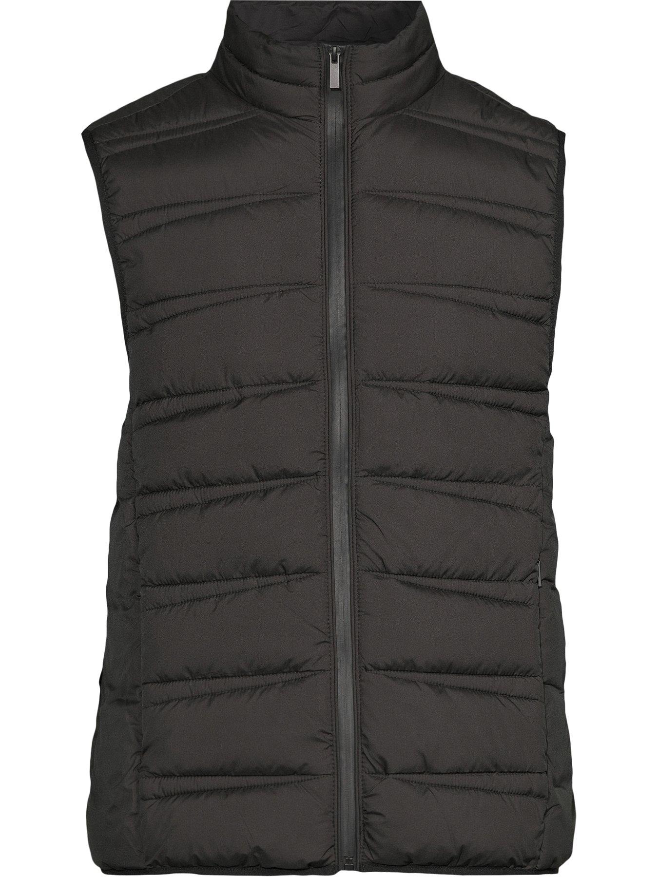Image 6 of 6 of River Island Lightweight Padded Gilet - Black