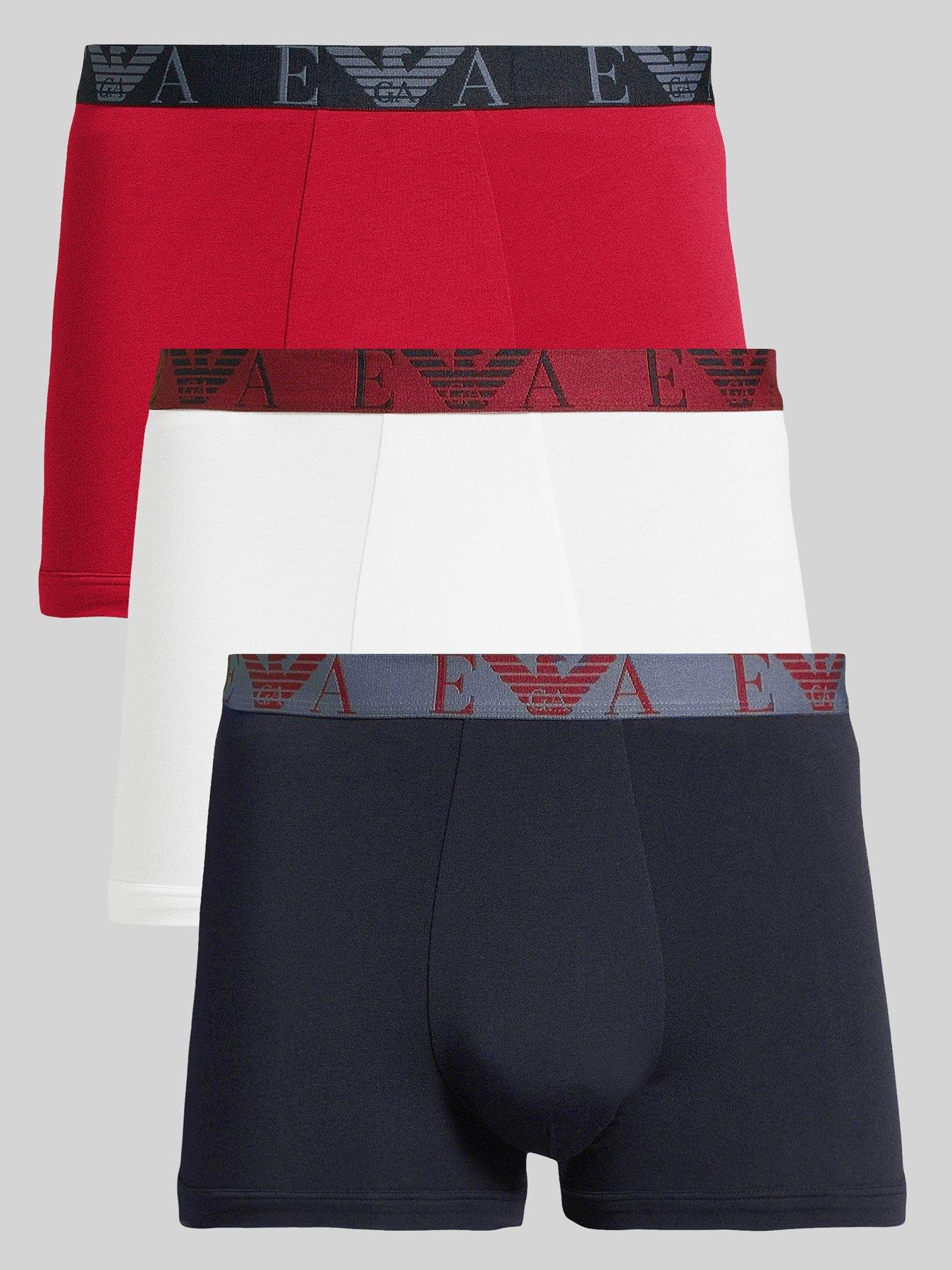 undefined 3 Pack Bold Monogram Trunks - Multi