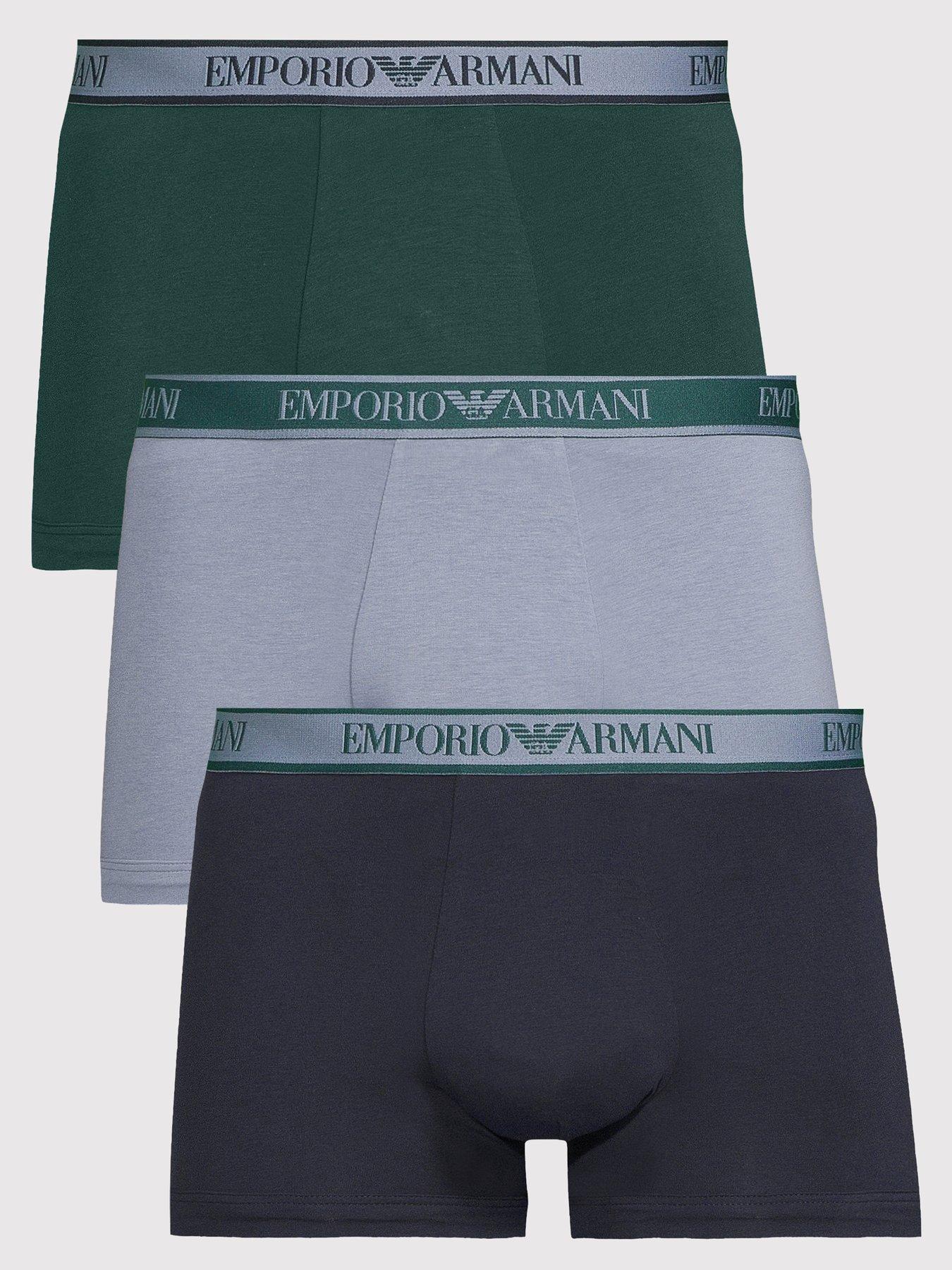 Emporio Armani Bodywear 3 Pack Trunks - Multi