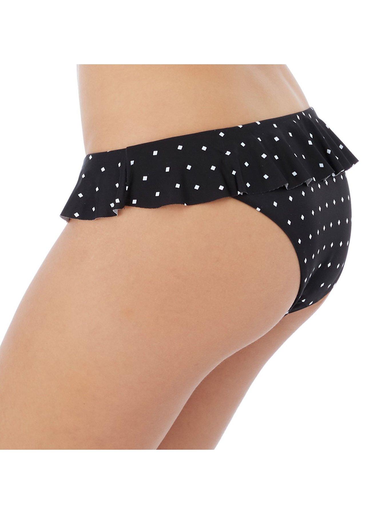 Image 3 of 3 of Freya Jewel Cove Italini Bikini Brief- Black