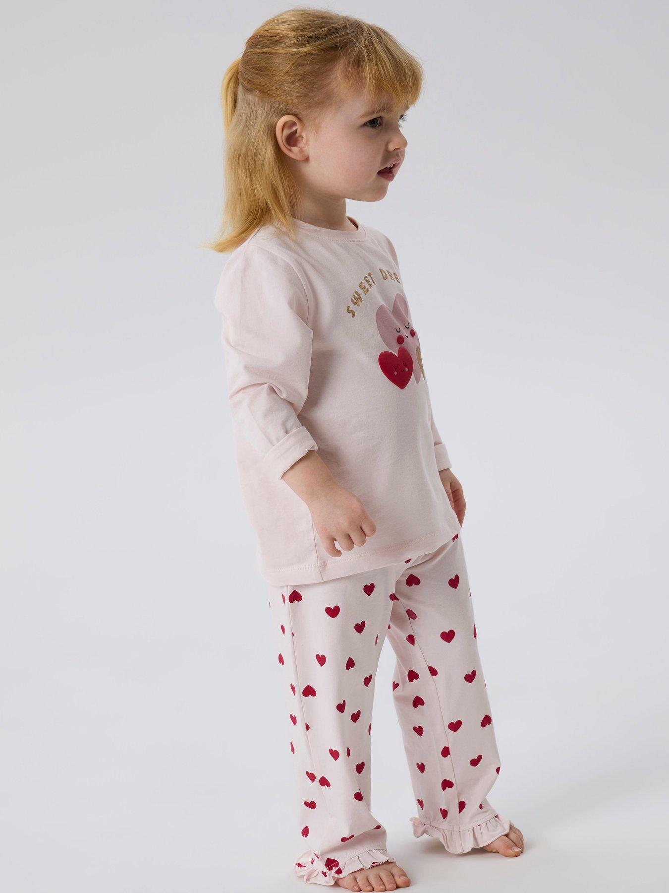 front image of name-it-mini-girls-heart-print-pyjamas-light-pink