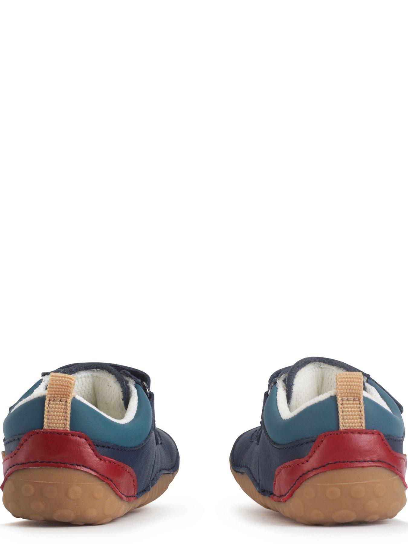  image of start-rite-zap-navy-leather-double-rip-tape-boys-pre-walkers