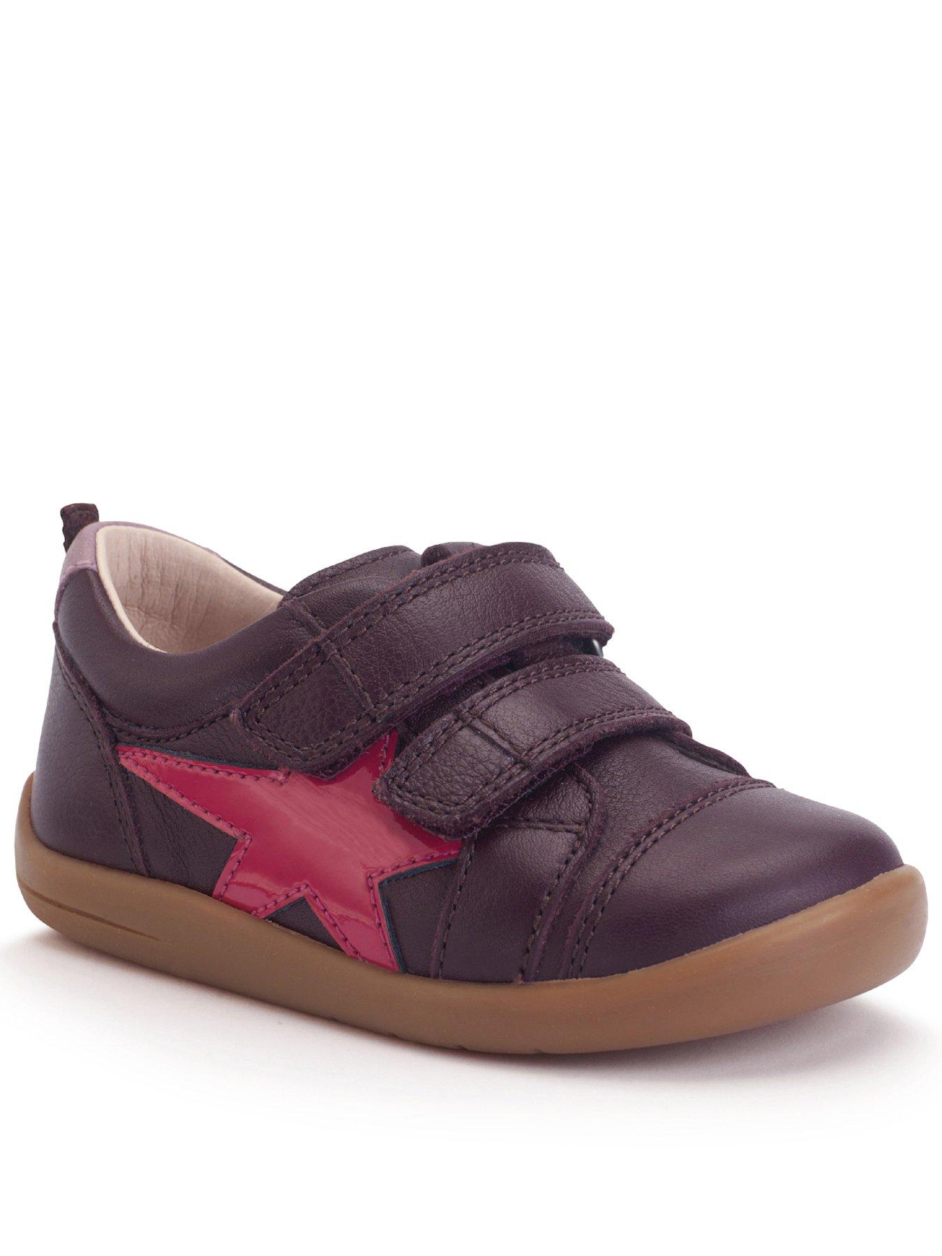 Start-rite Playhouse Star Double Rip Tape Girls Casual Trainer First Shoes