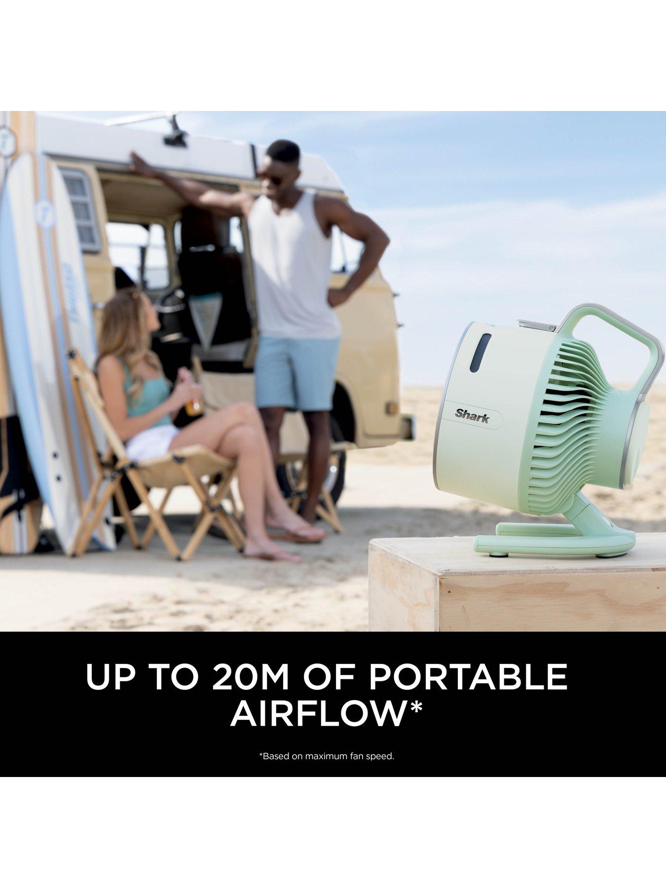 Image 4 of 8 of Shark FlexBreeze HydroGo Portable&nbsp;Misting Fan FA050UKGN&nbsp;- Green