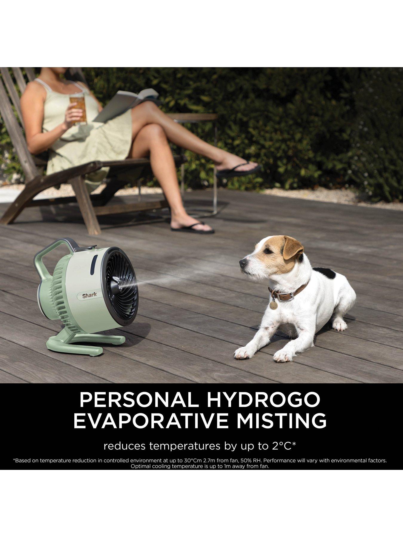 Image 6 of 8 of Shark FlexBreeze HydroGo Portable&nbsp;Misting Fan FA050UKGN&nbsp;- Green