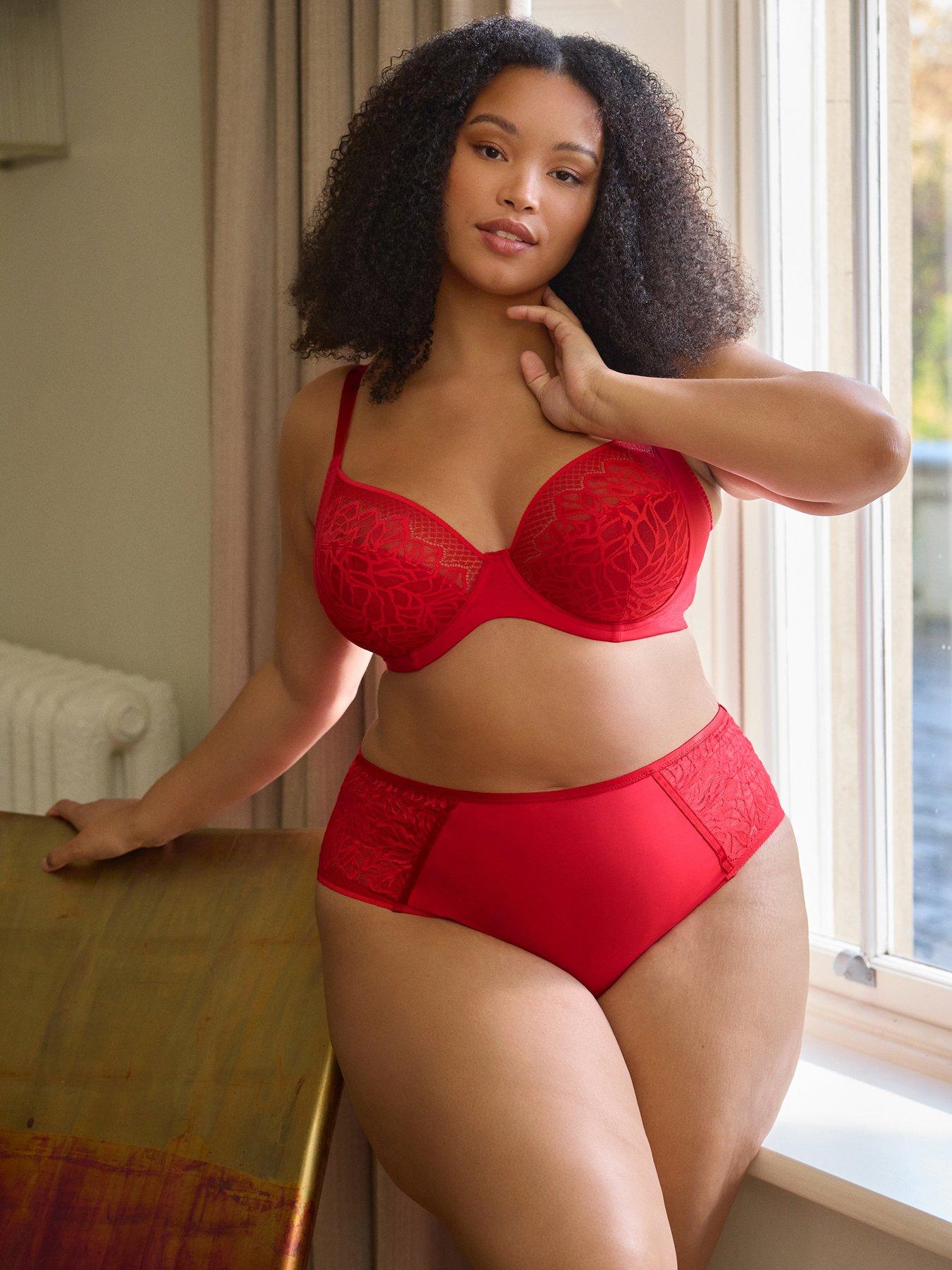 Image 6 of 6 of Sculptresse Sophia Red Deep Brief - Red