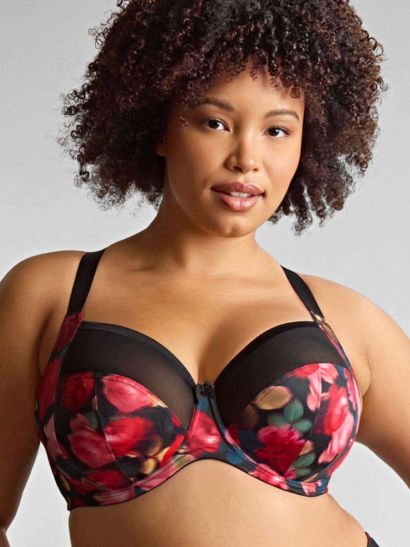 Image 1 of 6 of Sculptresse Bliss Rose Print Full Cup - Rose Print