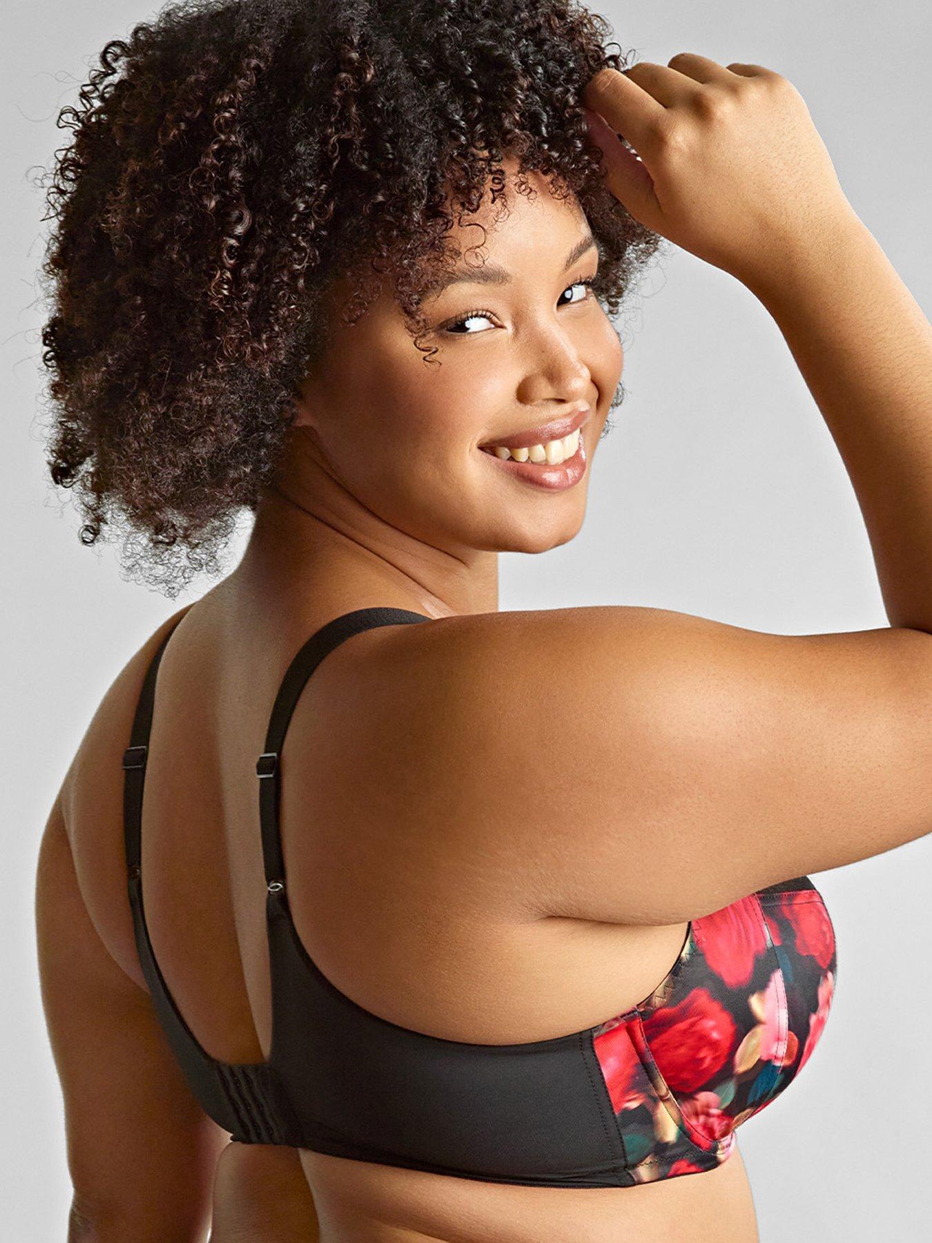 Image 2 of 6 of Sculptresse Bliss Rose Print Full Cup - Rose Print