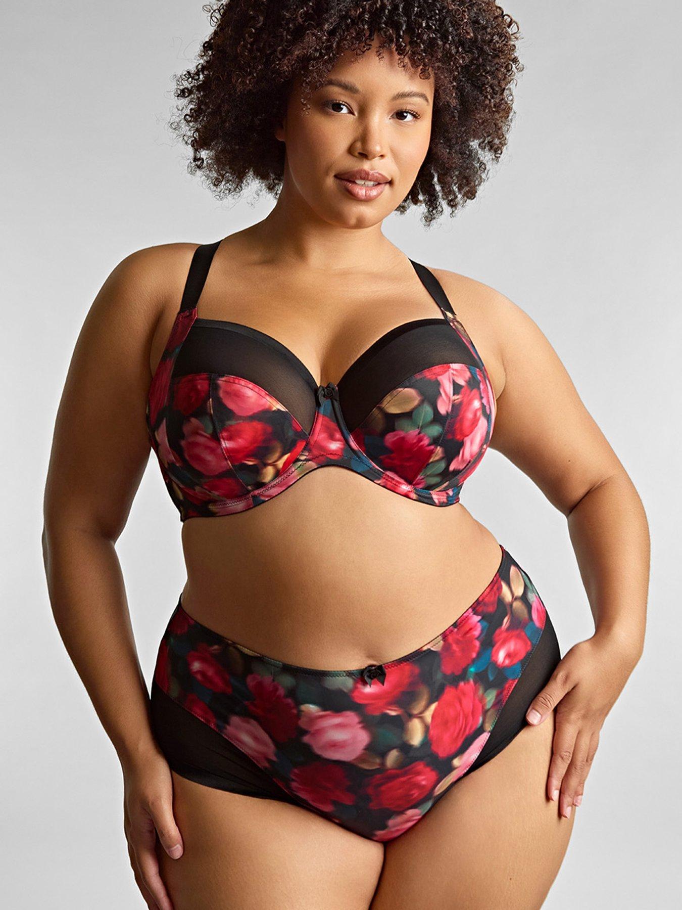 Image 3 of 6 of Sculptresse Bliss Rose Print Full Cup - Rose Print