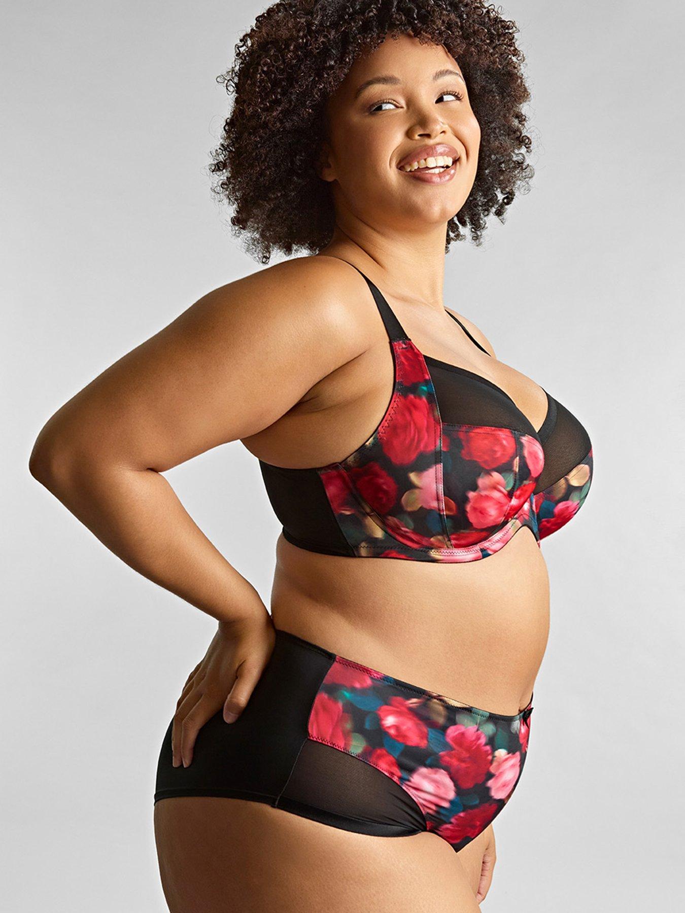 Image 4 of 6 of Sculptresse Bliss Rose Print Full Cup - Rose Print